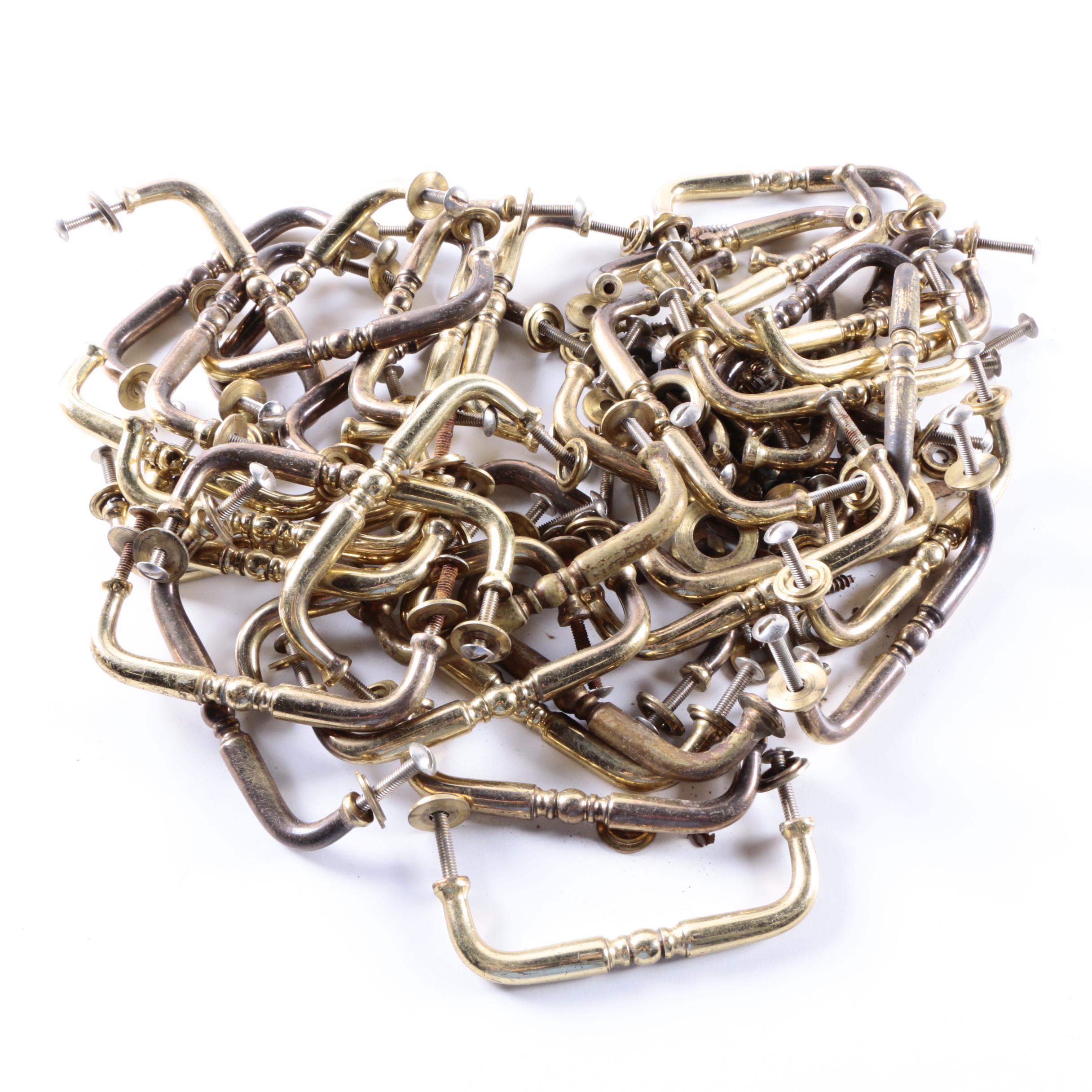 Collection of Brass Drawer Handles