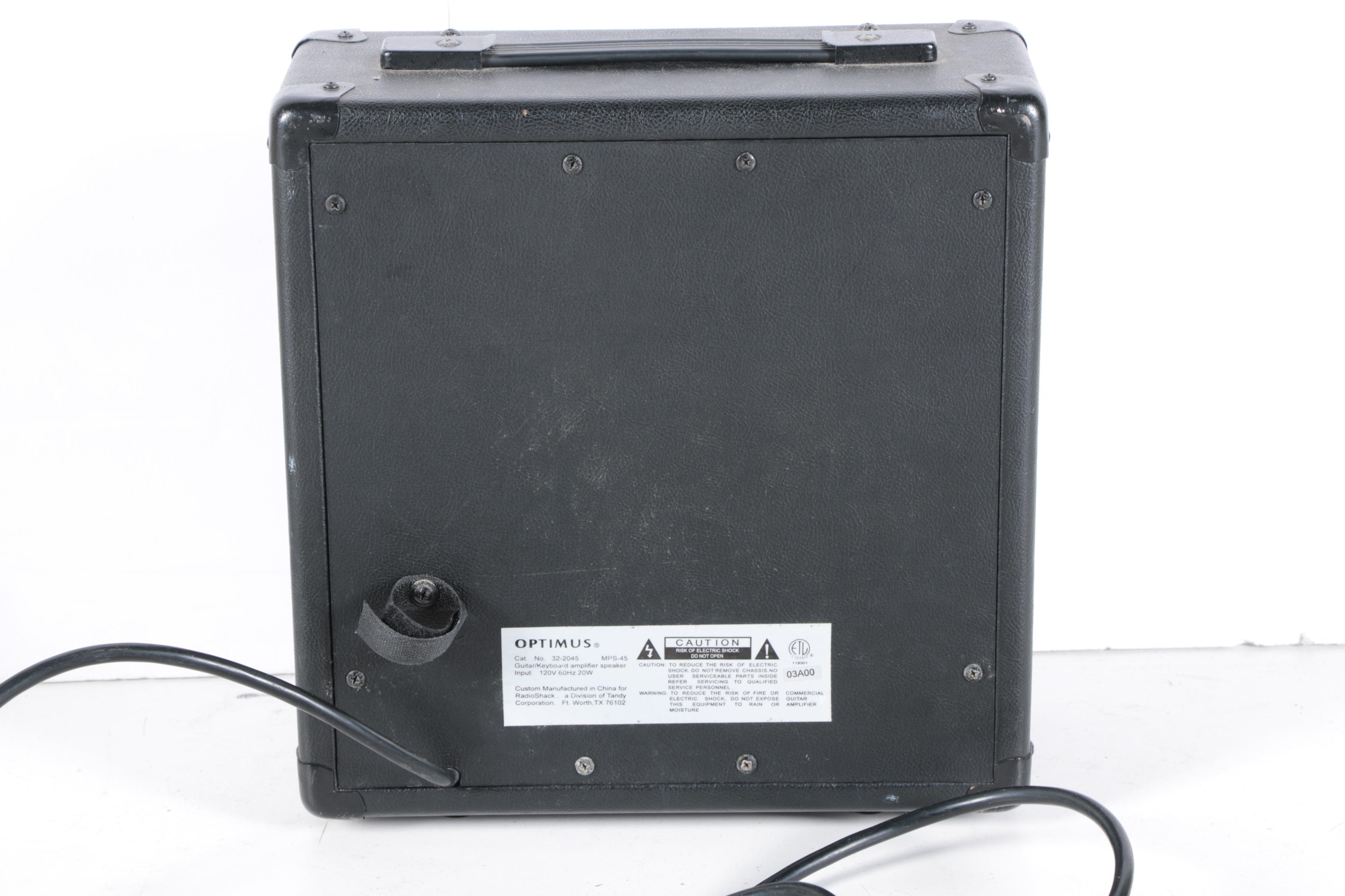 Behringer Strat Style Electric Guitar and Optimus Amplifier