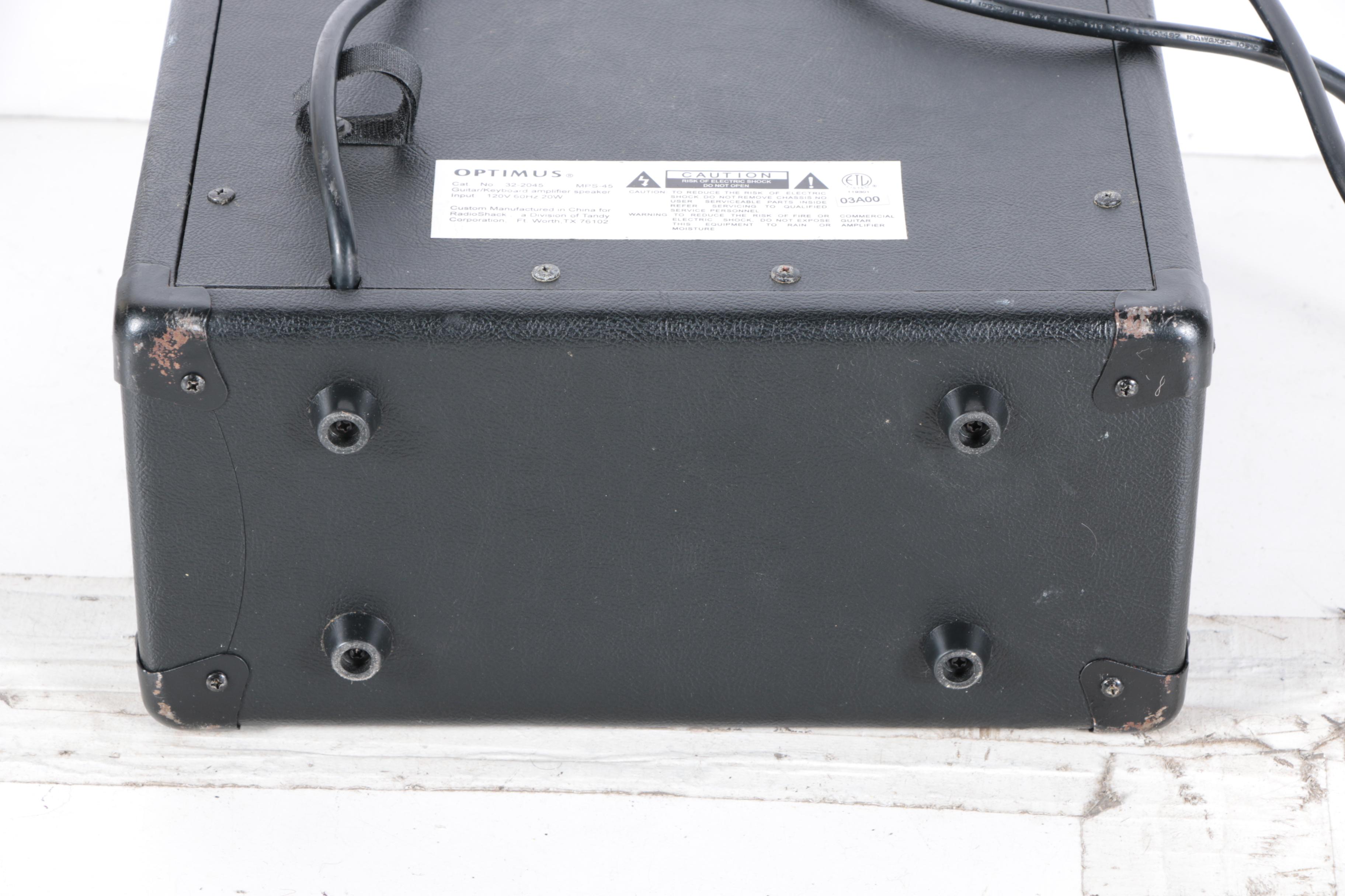 Behringer Strat Style Electric Guitar and Optimus Amplifier