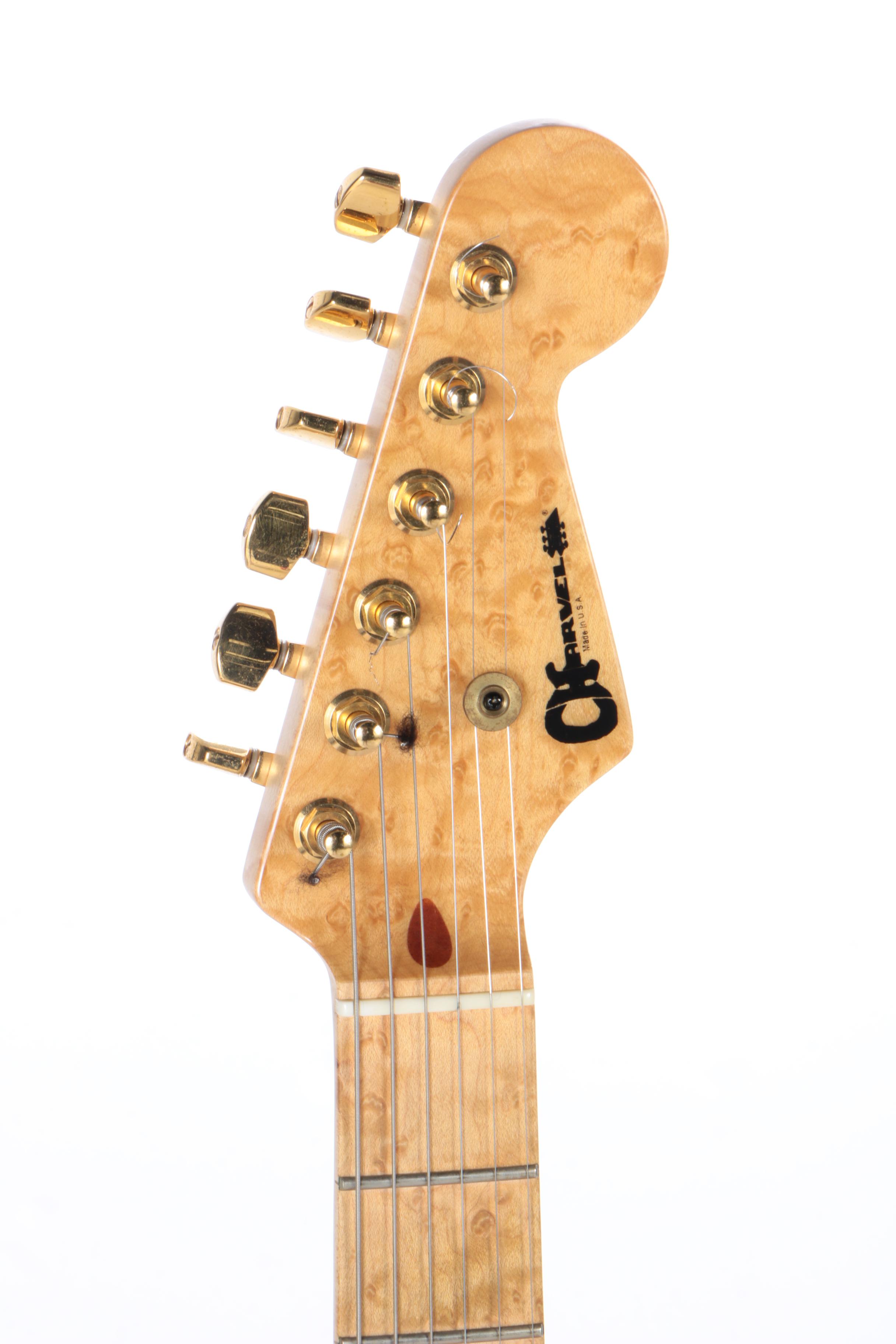 Charvel San Dimas Flame Top Amber Finish 25th Anniversary Electric Guitar