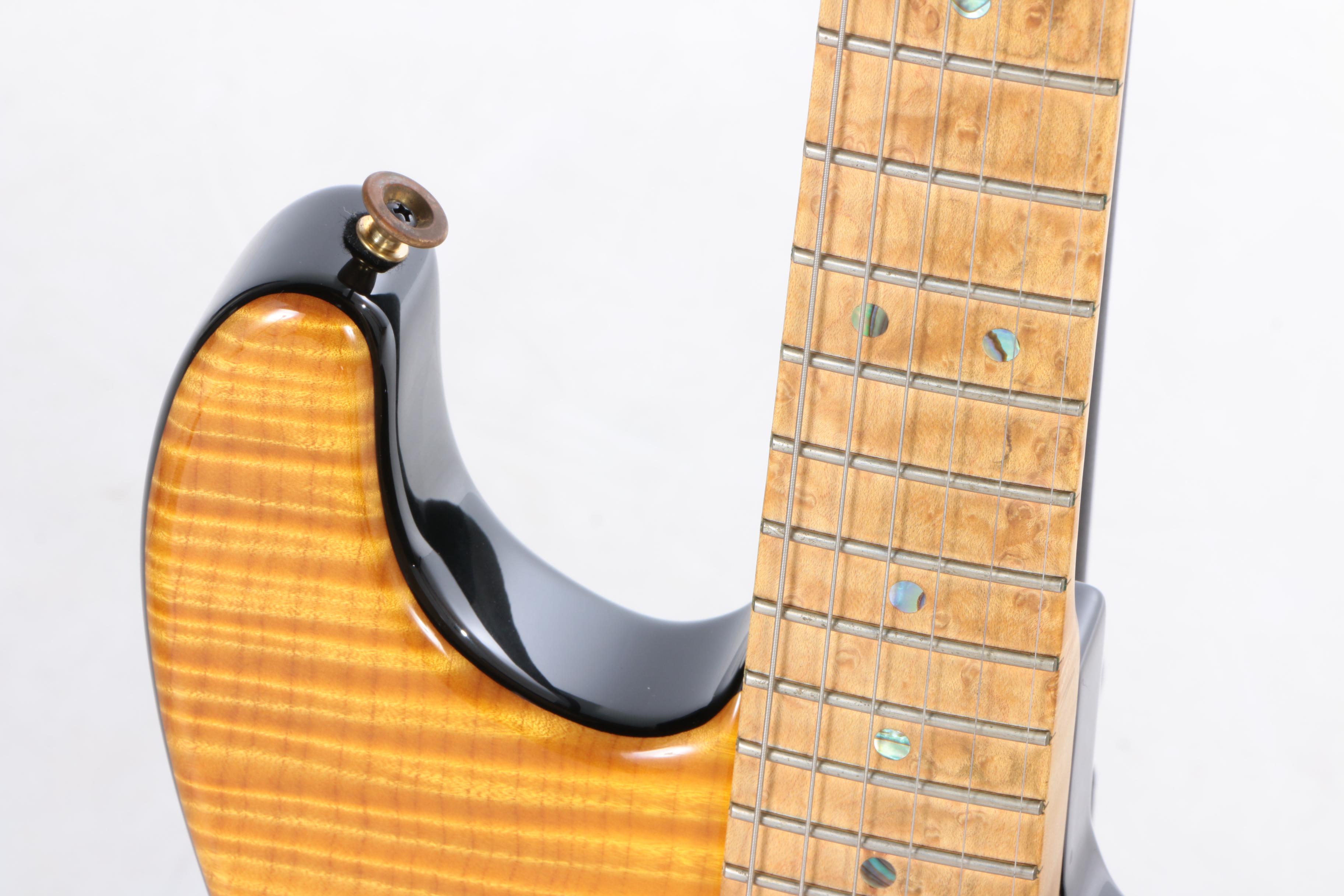 Charvel San Dimas Flame Top Amber Finish 25th Anniversary Electric Guitar