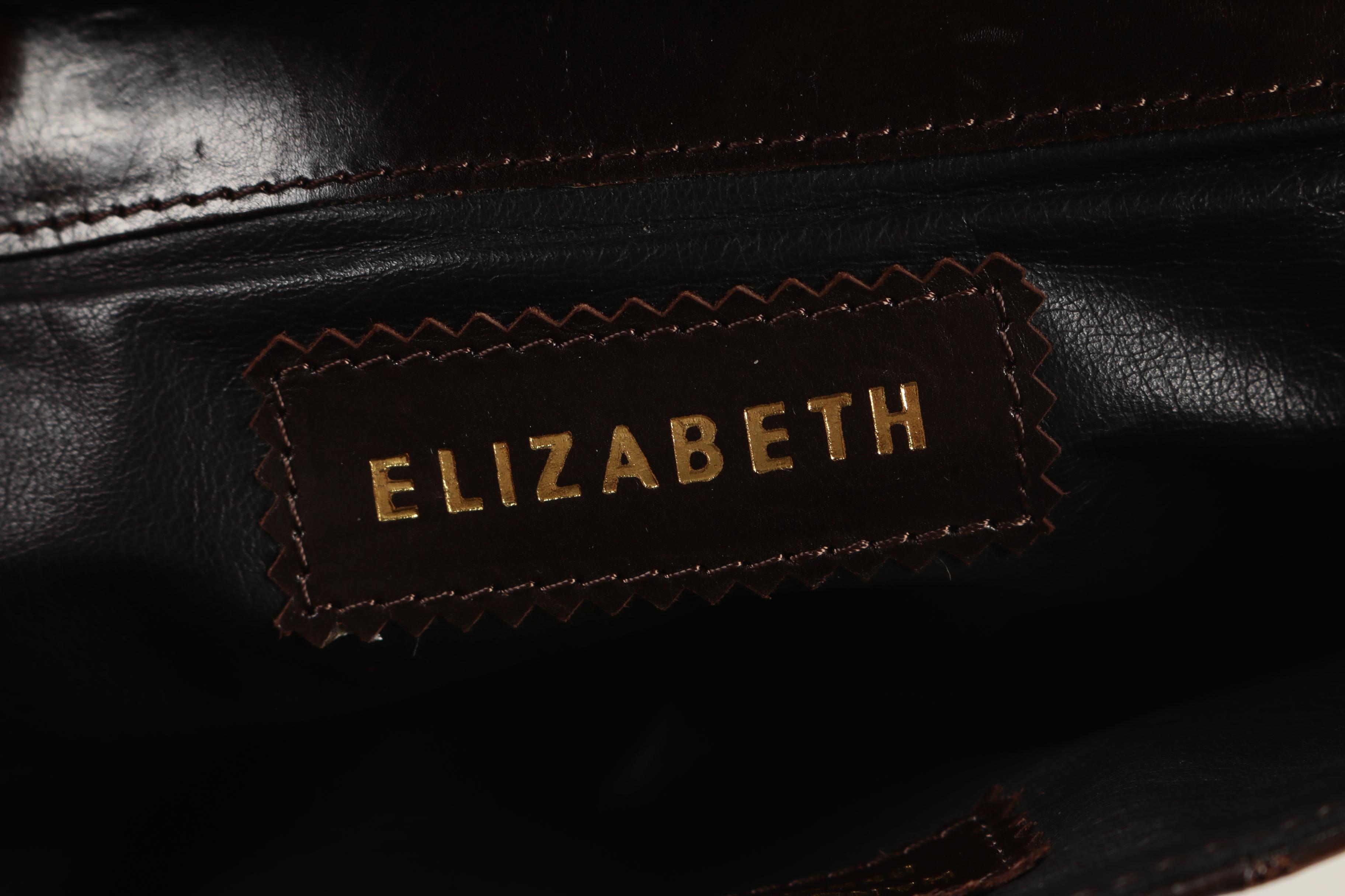 Elizabeth Genuine Crocodile Wristlet Clutch