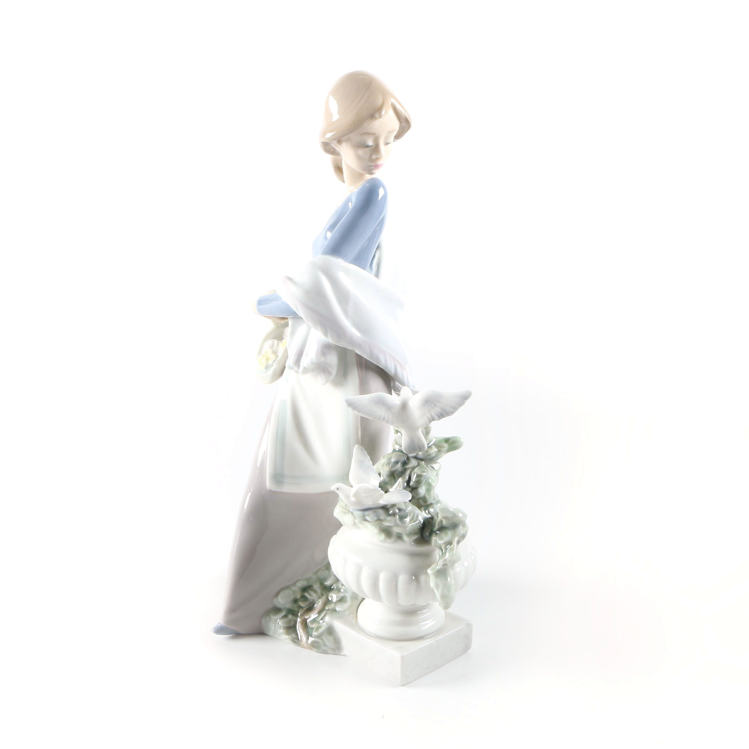 Lladro "In the Garden" Figurine