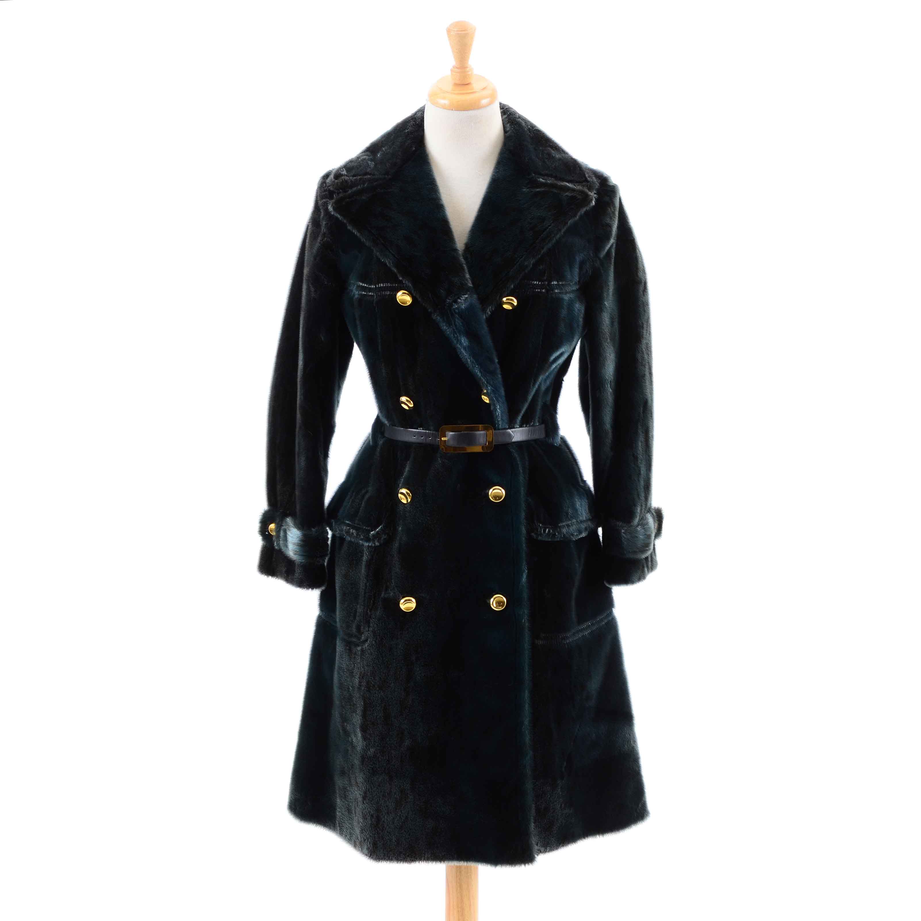 Birger Christensen Vintage Faux Fur Coat