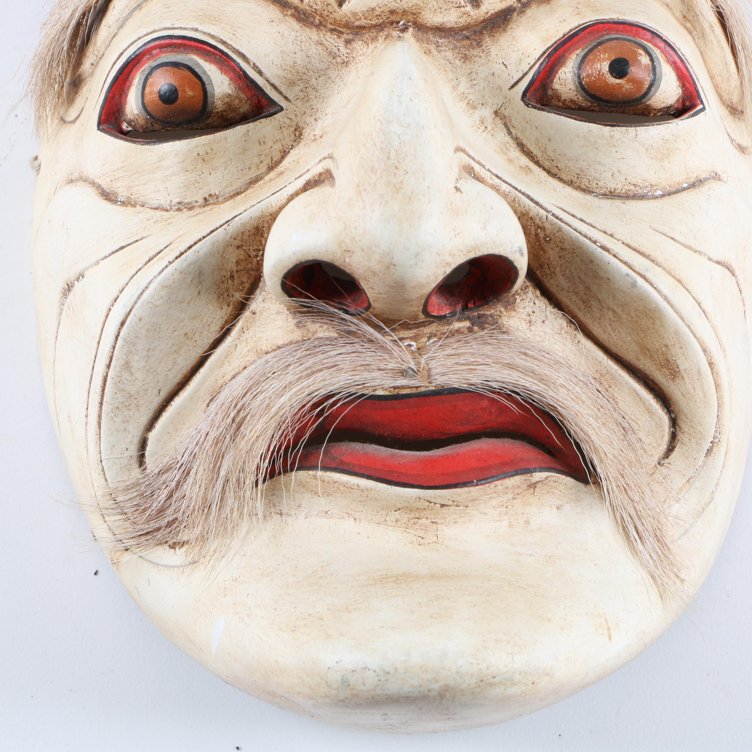 Indonesian Mask of an Old Man
