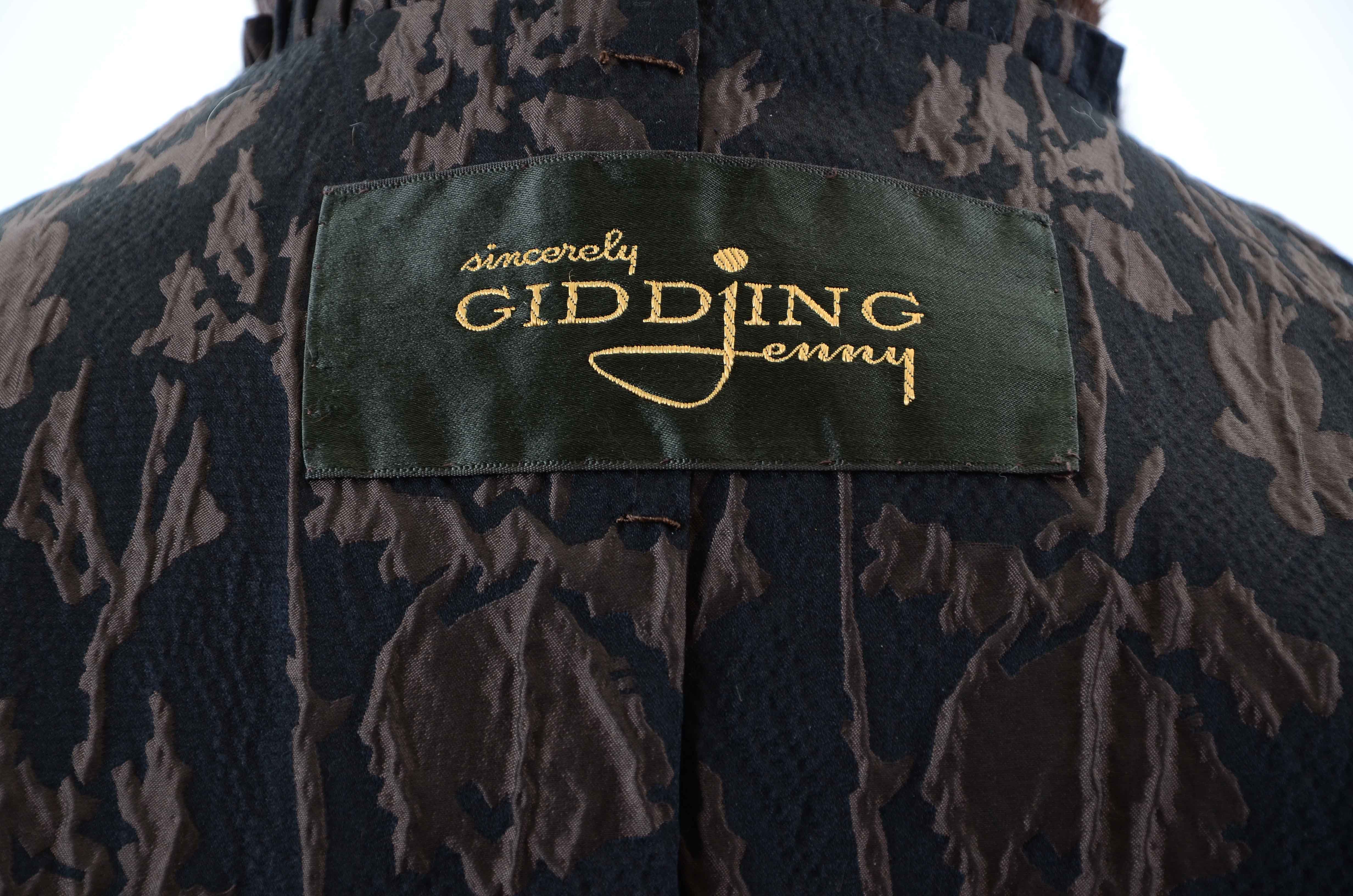 Vintage Gidding Jenny Mahogany Brown Mink Fur Coat