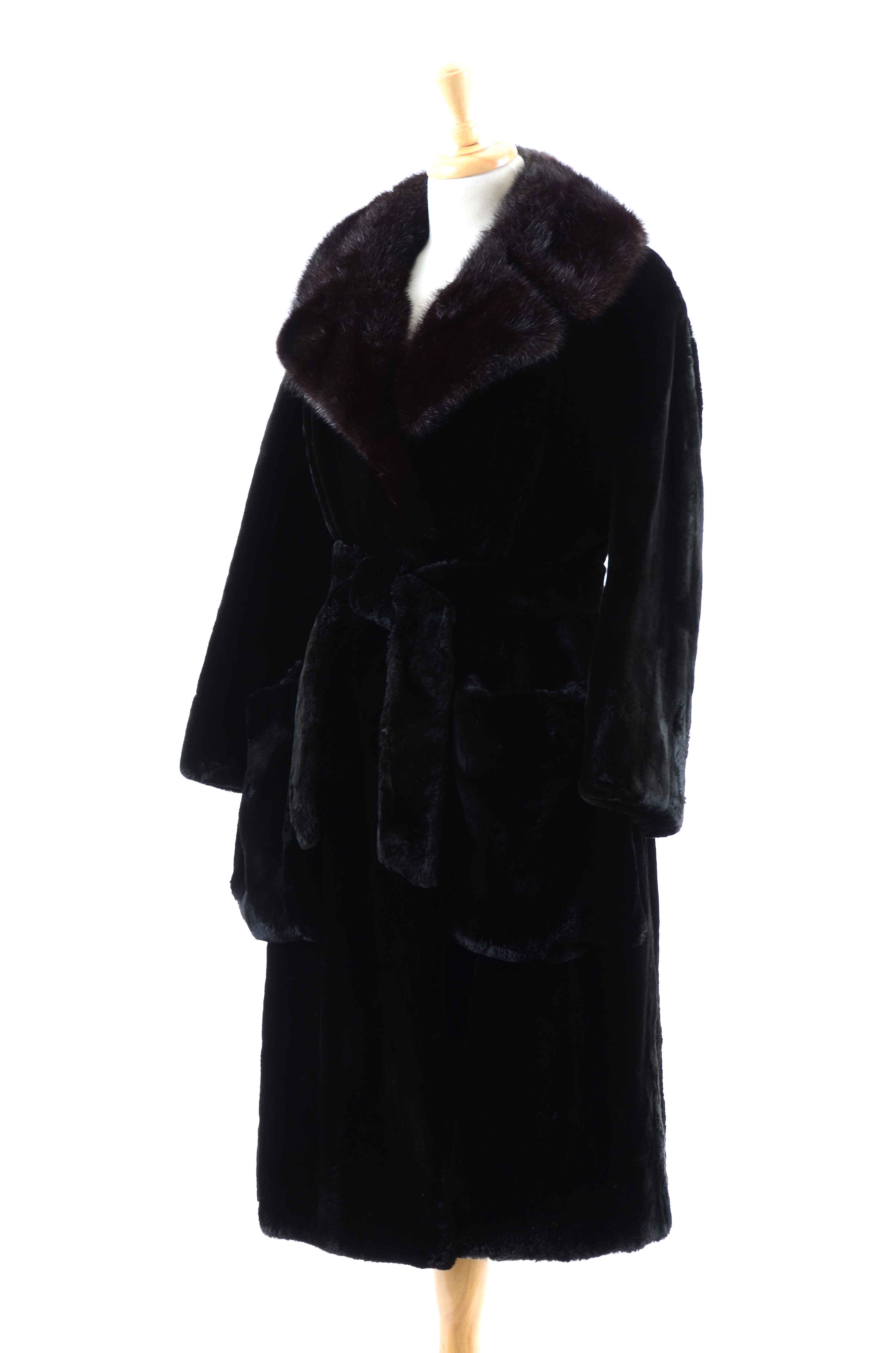 Gidding Jenny Beaver and Mink Vintage Coat