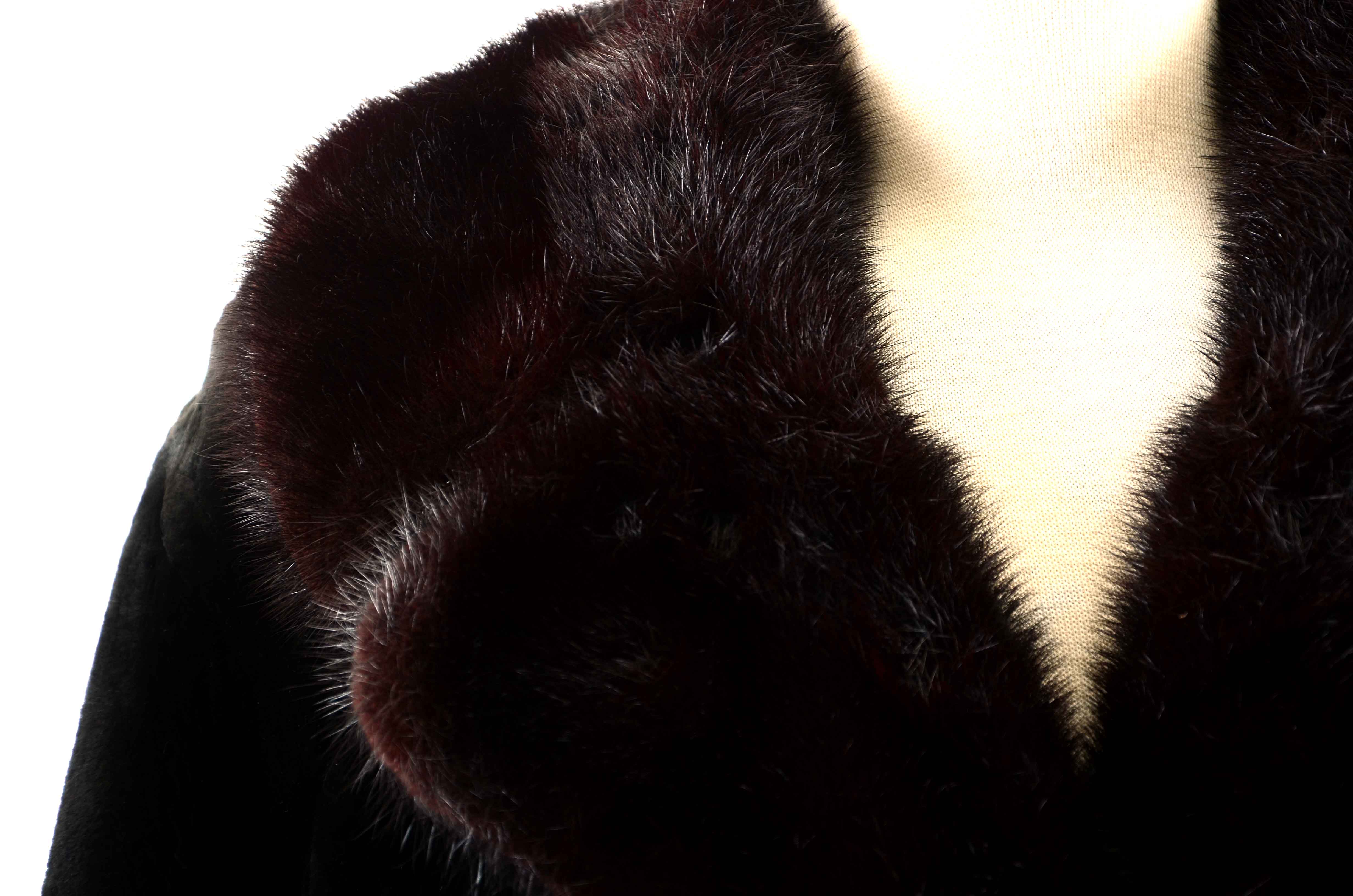 Gidding Jenny Beaver and Mink Vintage Coat