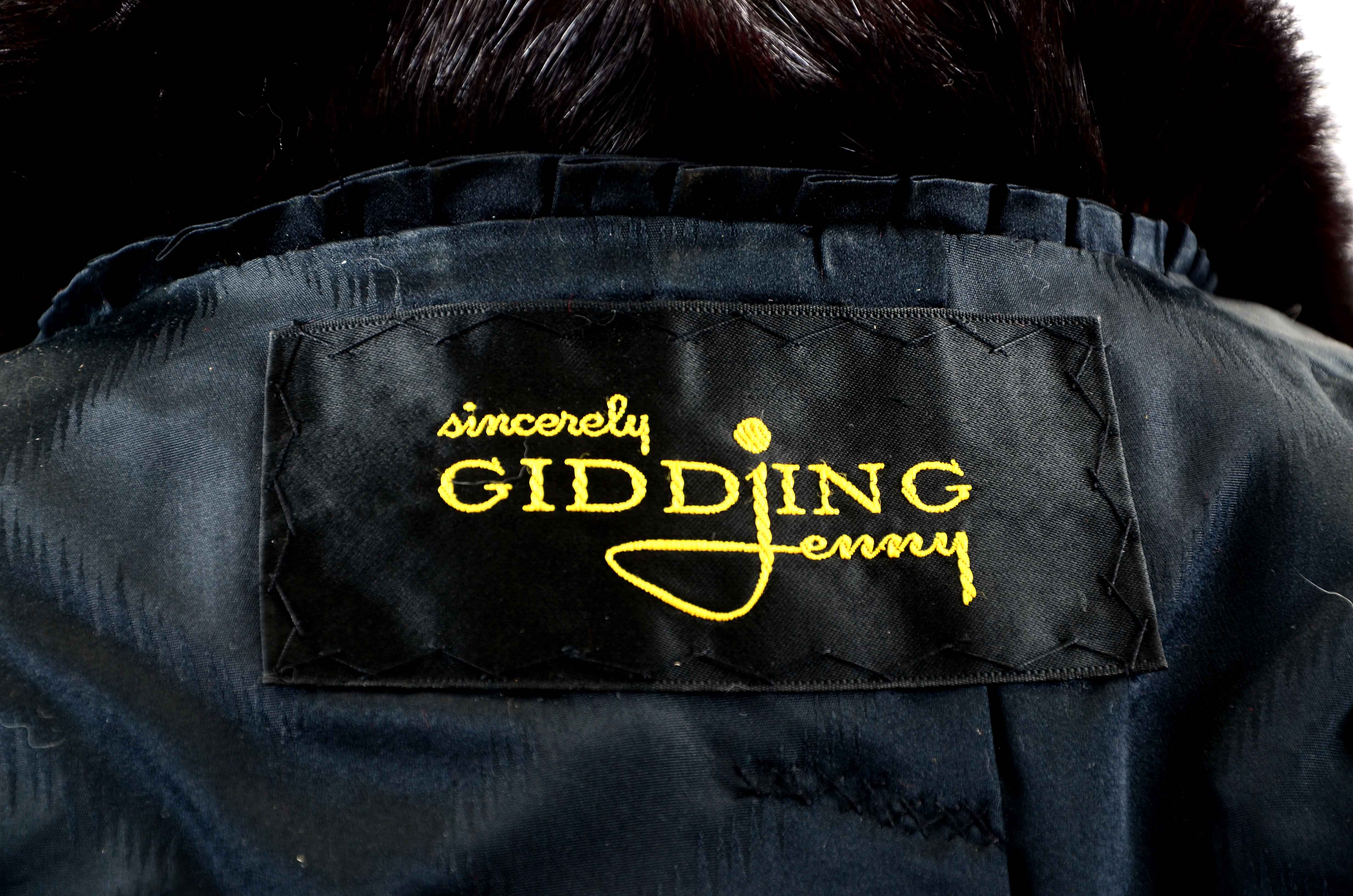Gidding Jenny Beaver and Mink Vintage Coat