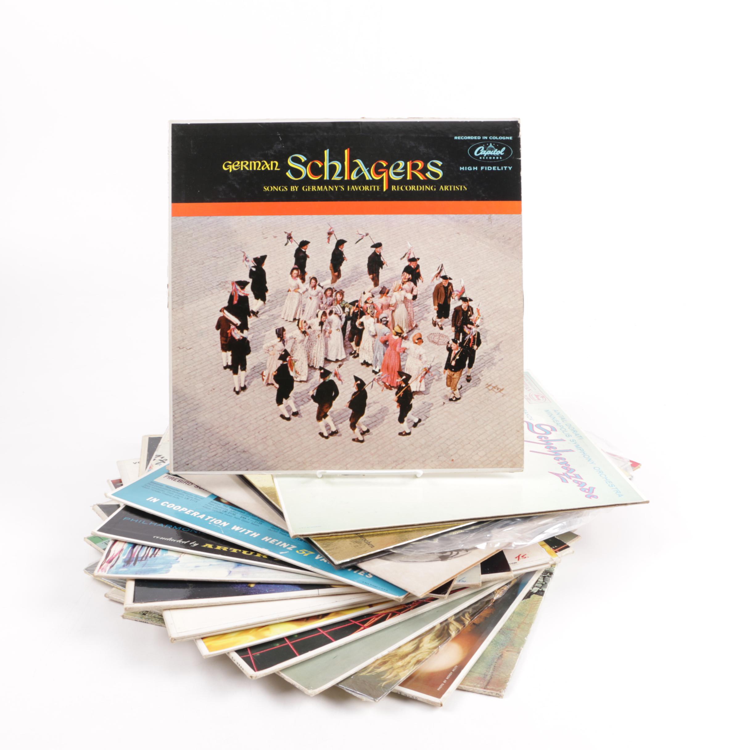 Vintage Classical and German Music LPs