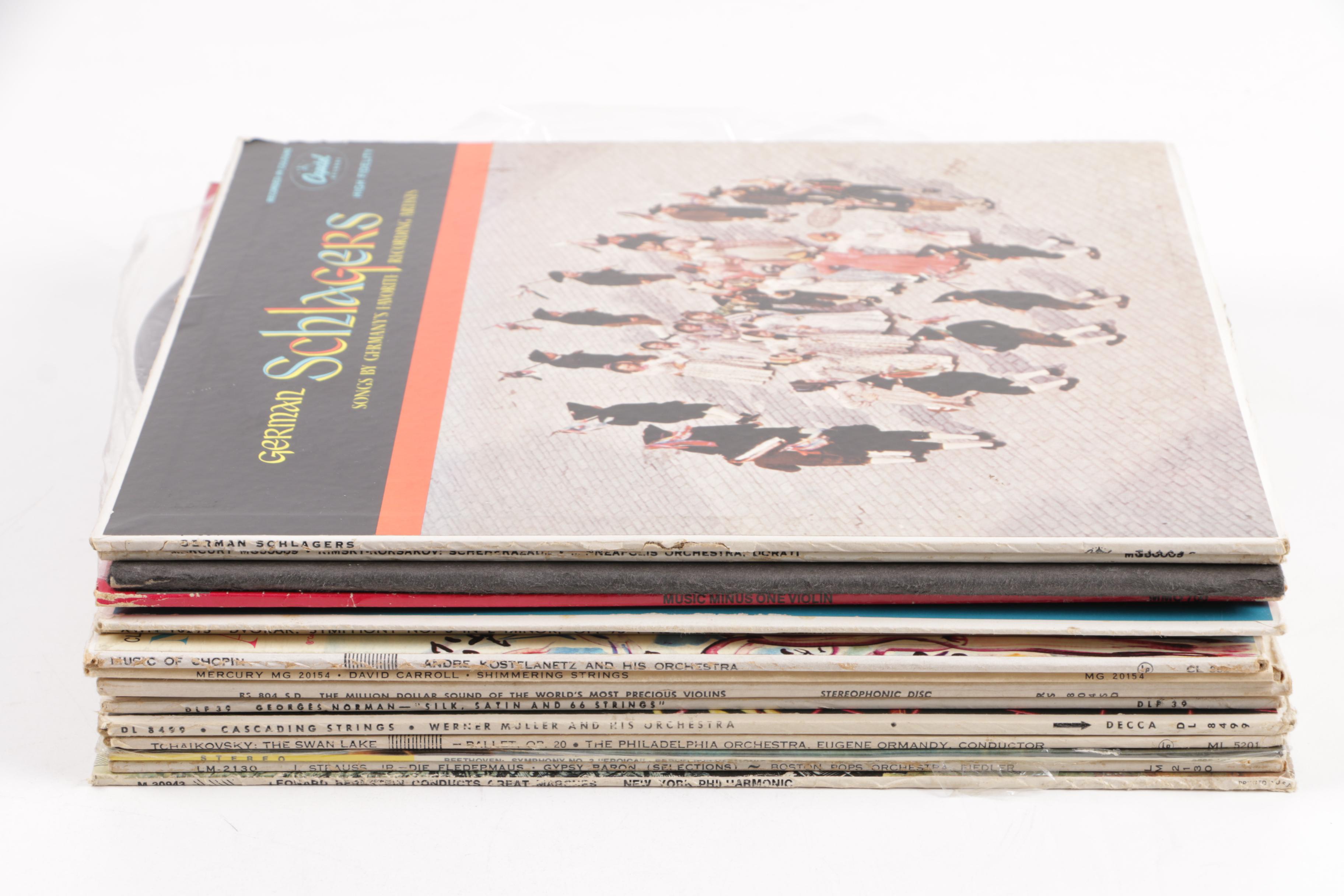 Vintage Classical and German Music LPs