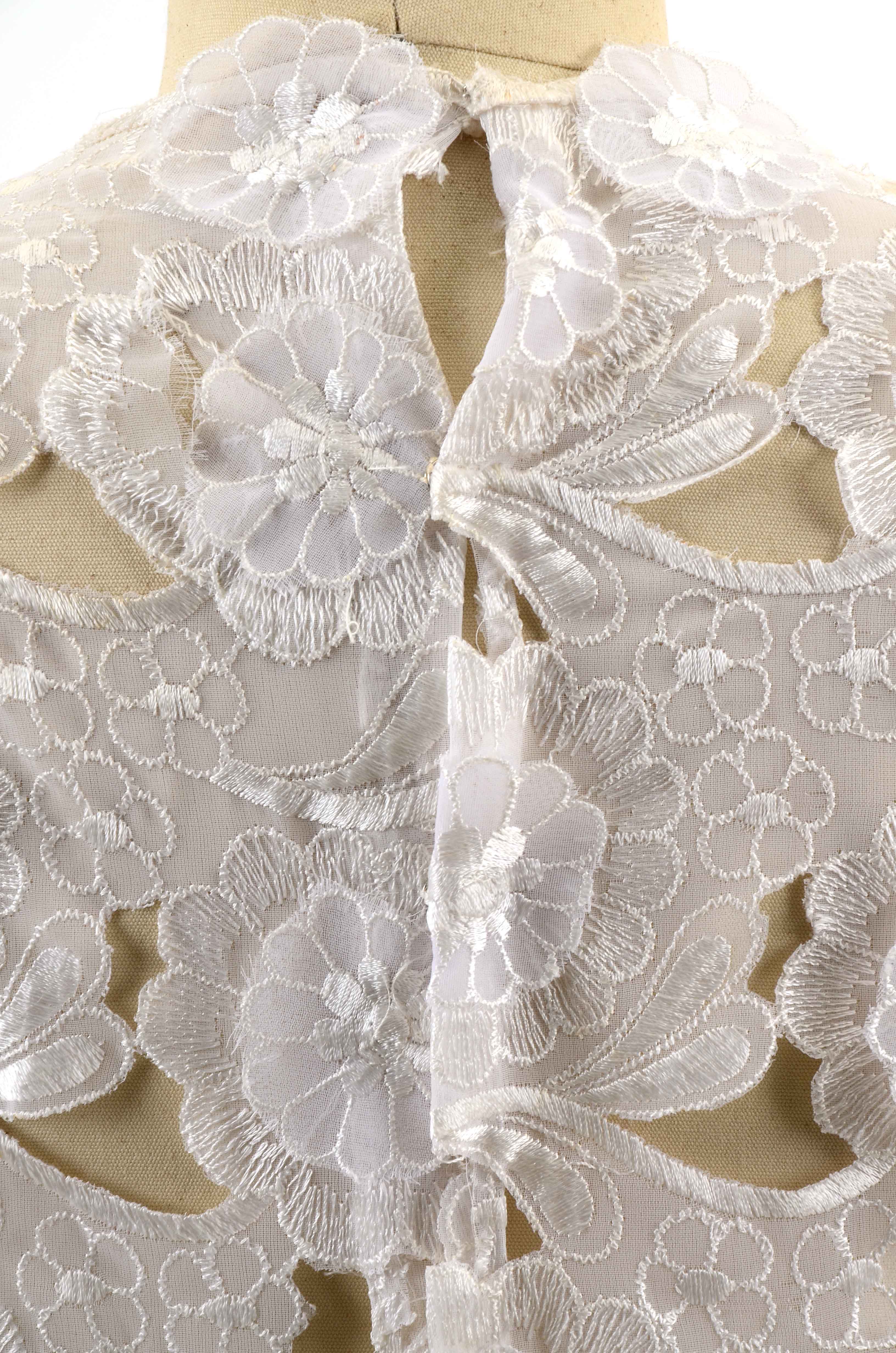 Richilene White Lace Evening Dress