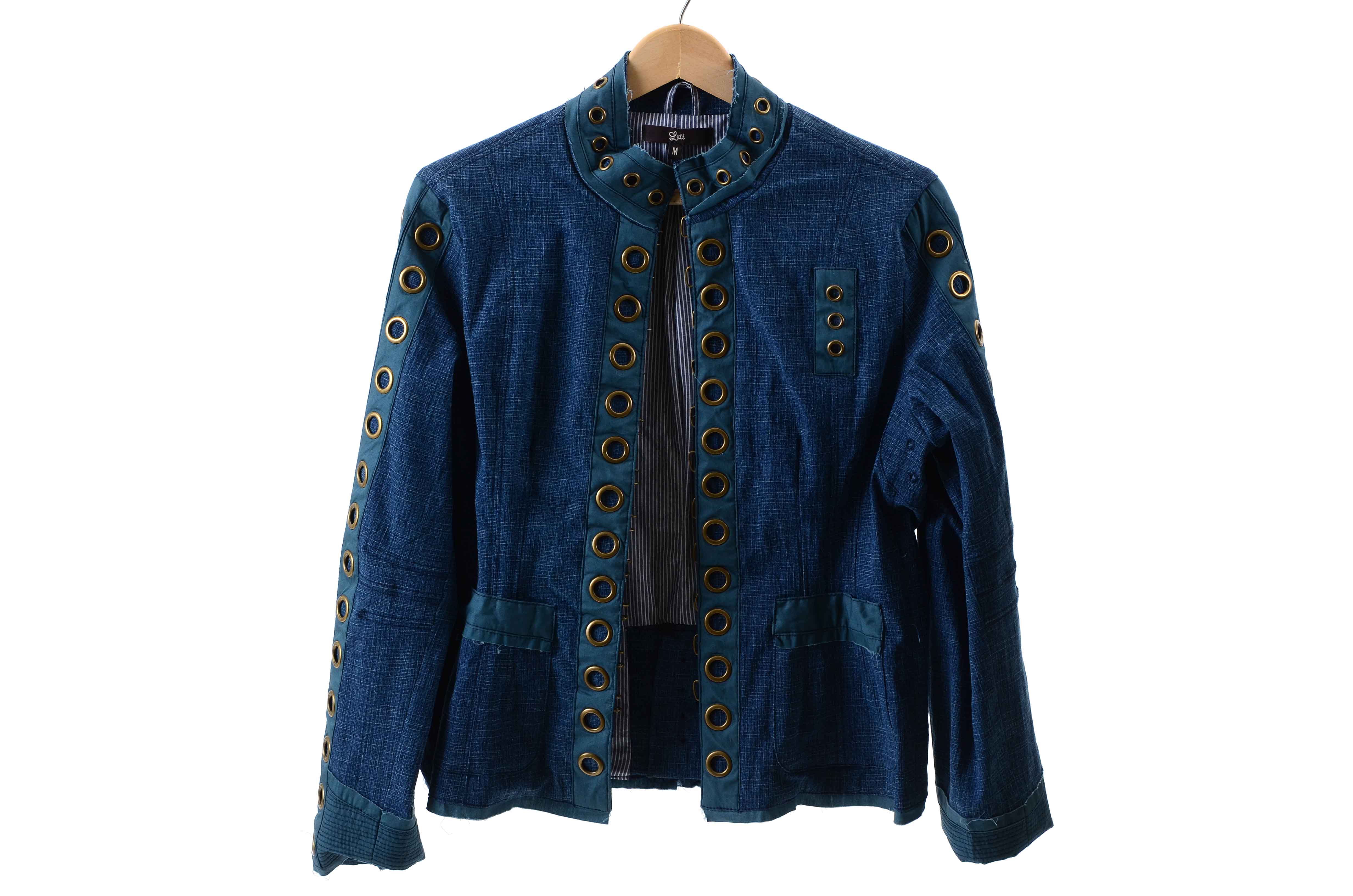 Pair of Women's Denim and Leather Jackets