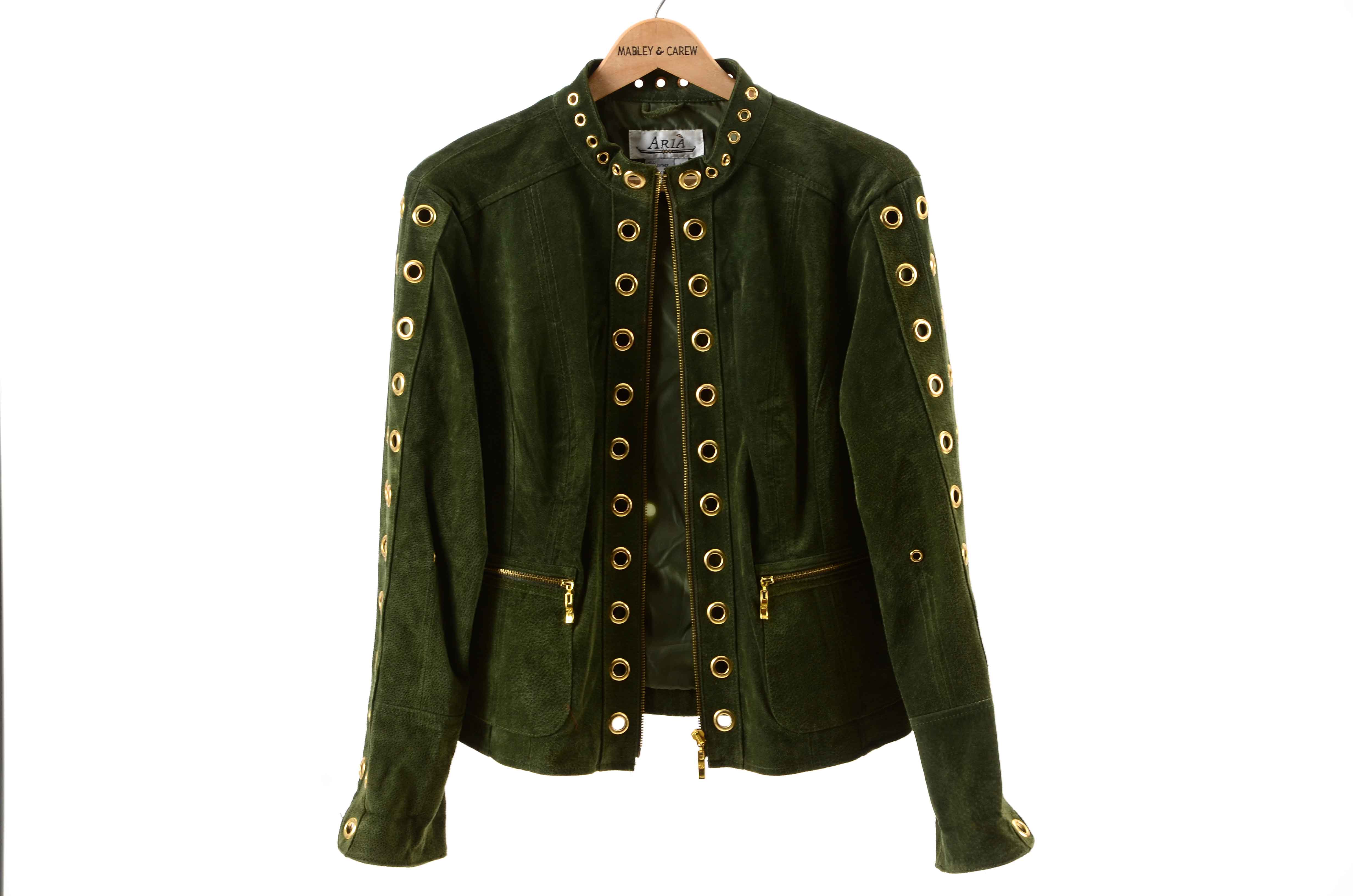 Pair of Women's Denim and Leather Jackets