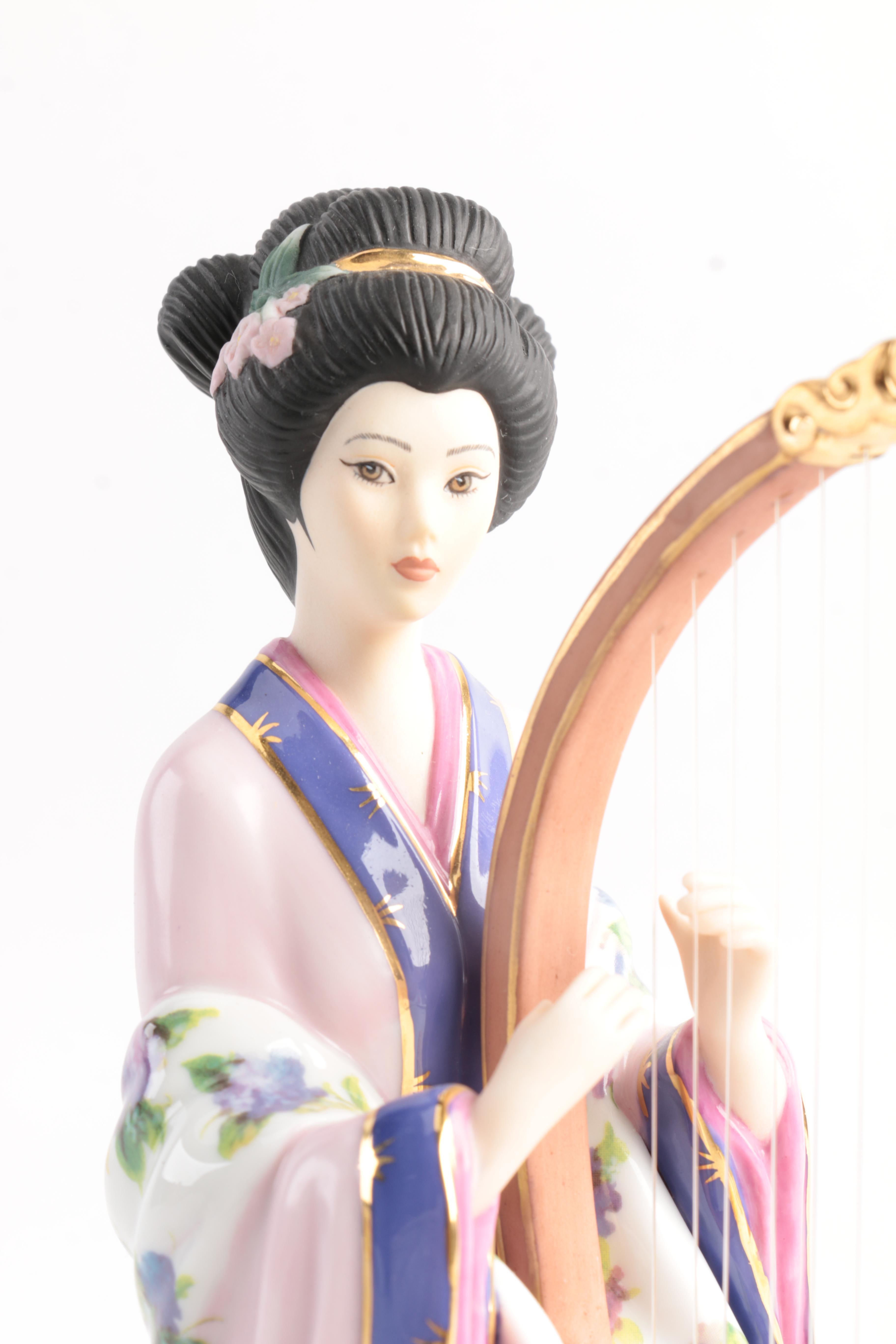 Three Lena Liu Porcelain Figurines by the Danbury Mint