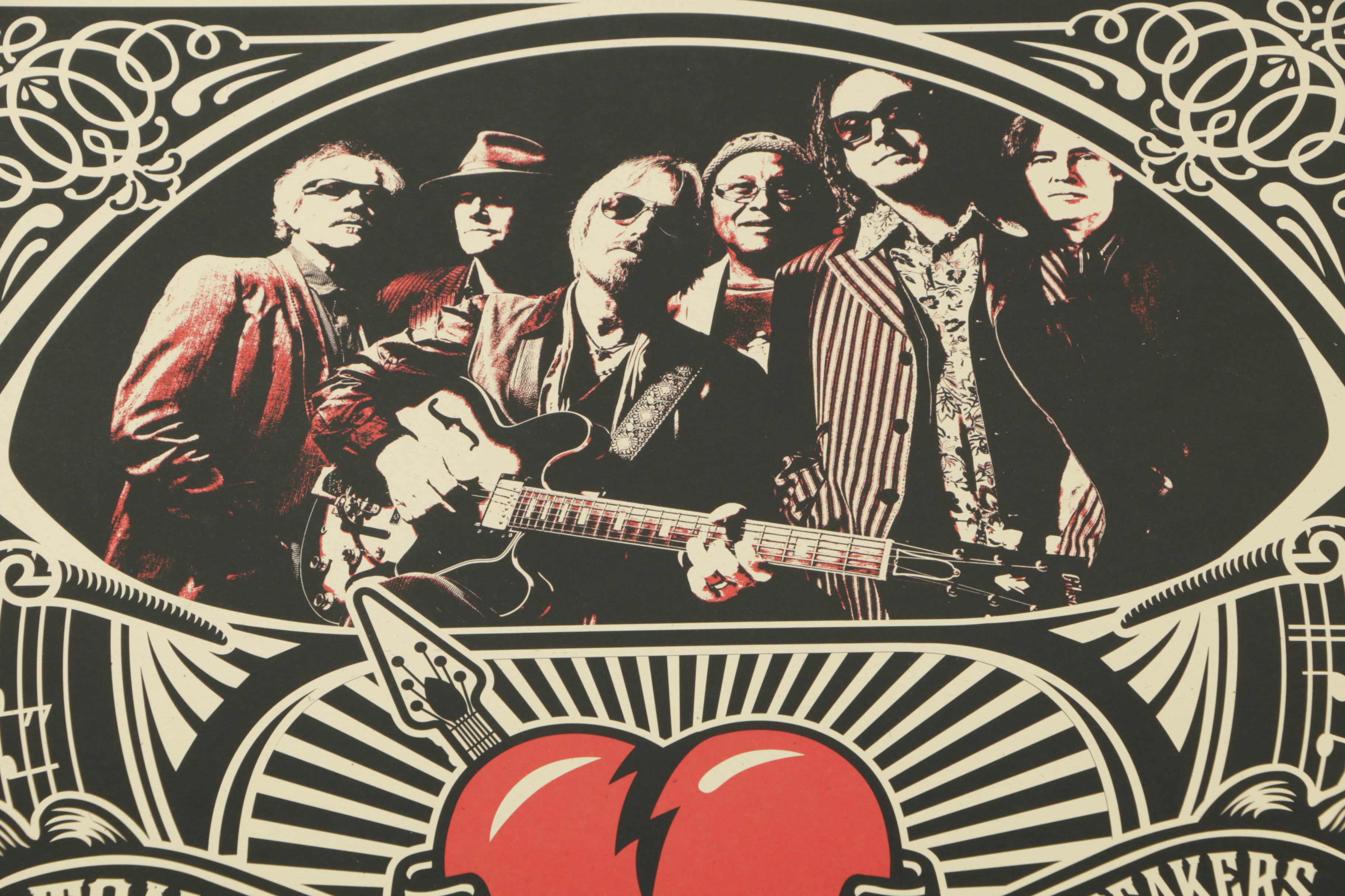 Tom Petty and the Heartbreakers 2010 Mojo Tour Poster