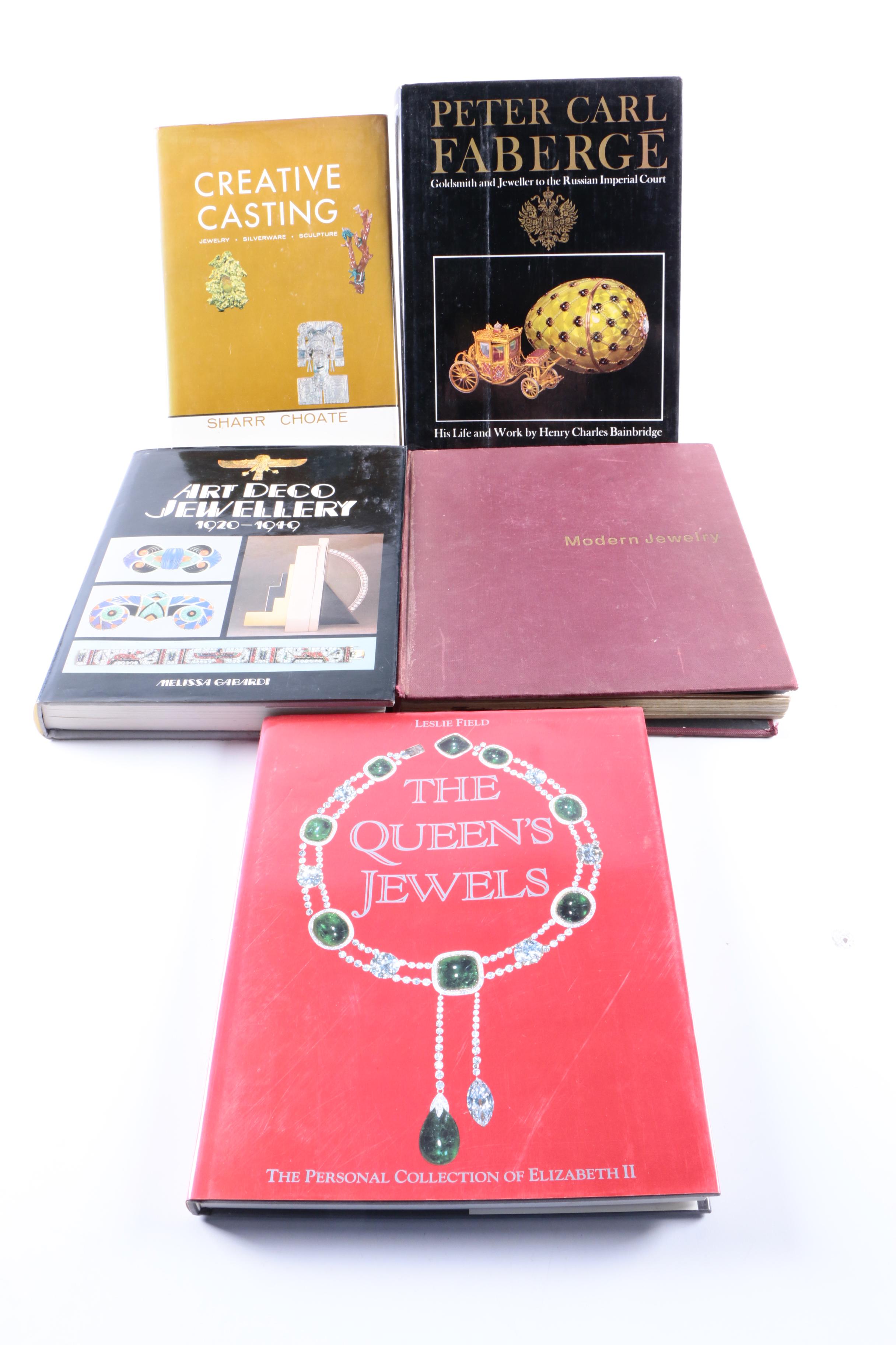 Assortment of Books on Jewelry