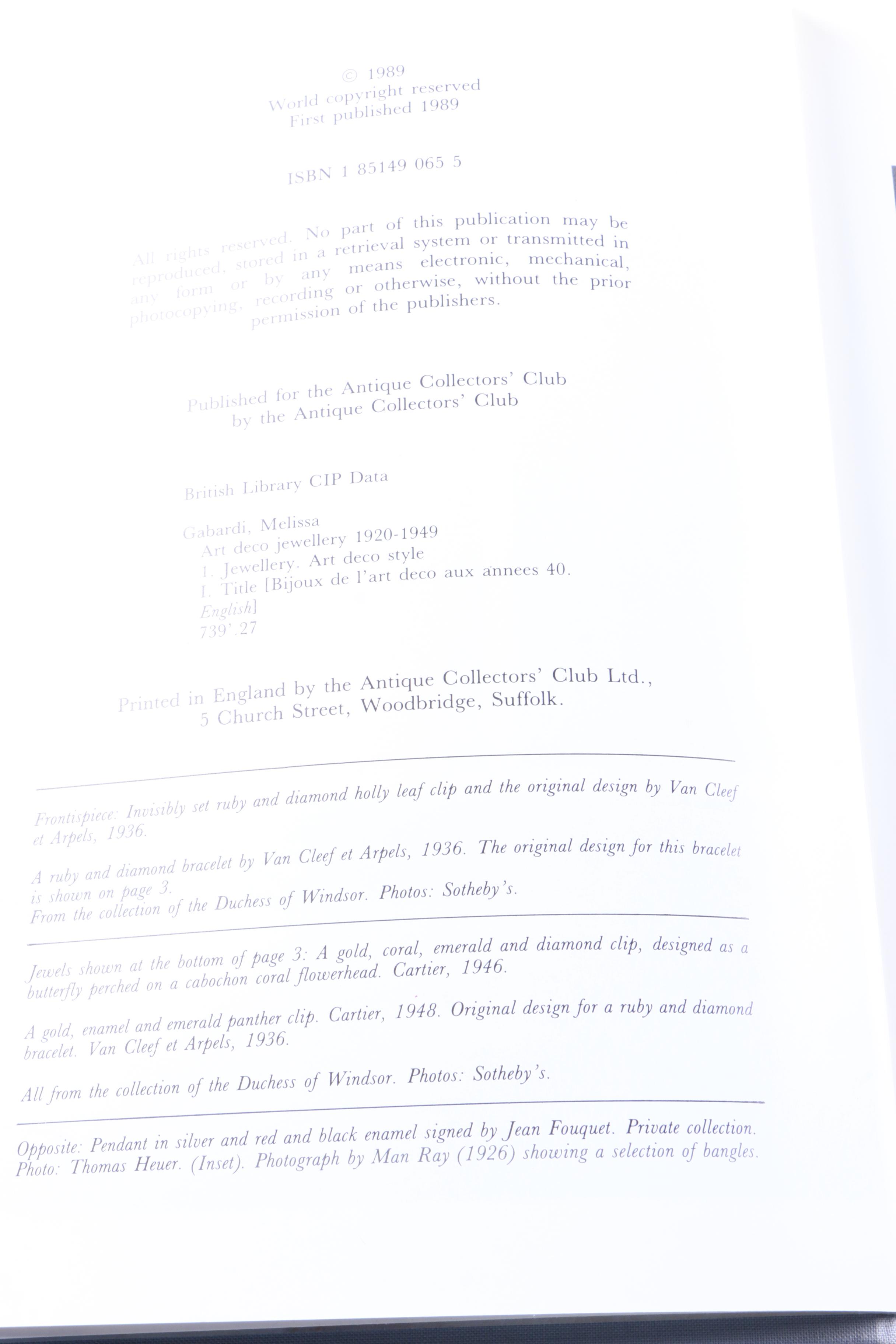 Assortment of Books on Jewelry