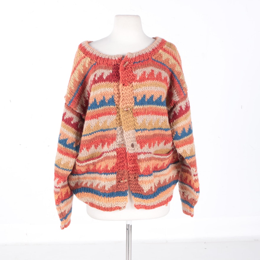 Women's Nepalese Wool Knit Sweater