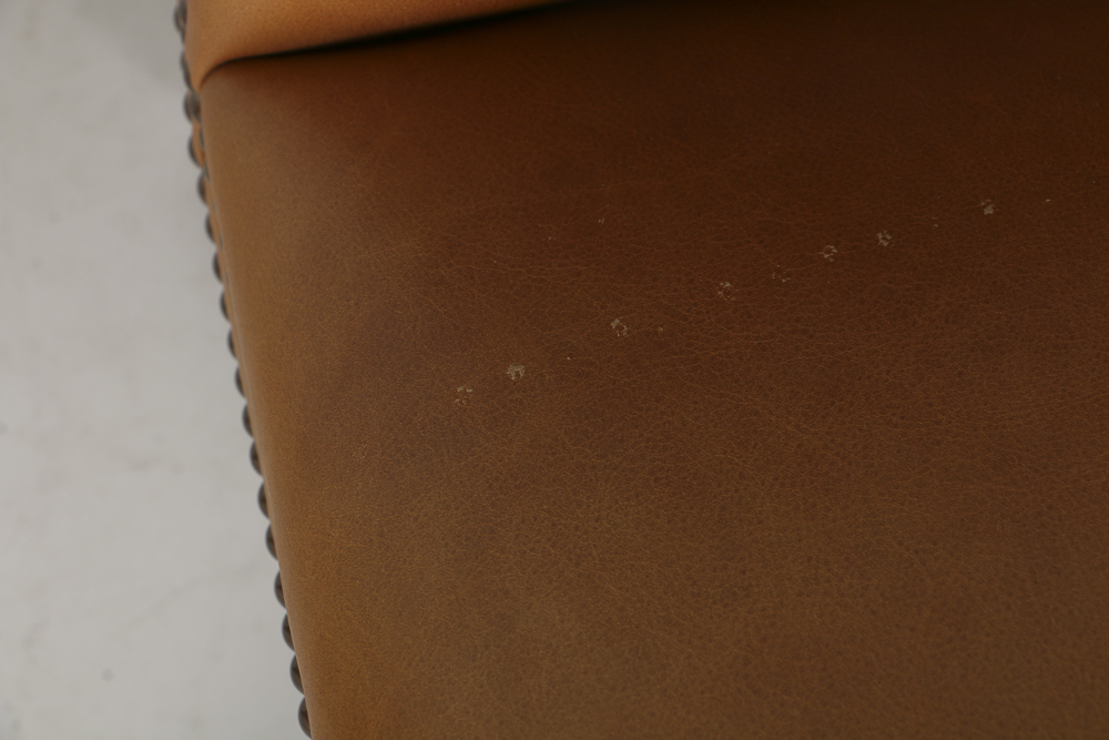 "Fireside" Leather Slipper Chairs by Ferguson Copeland, Ltd.