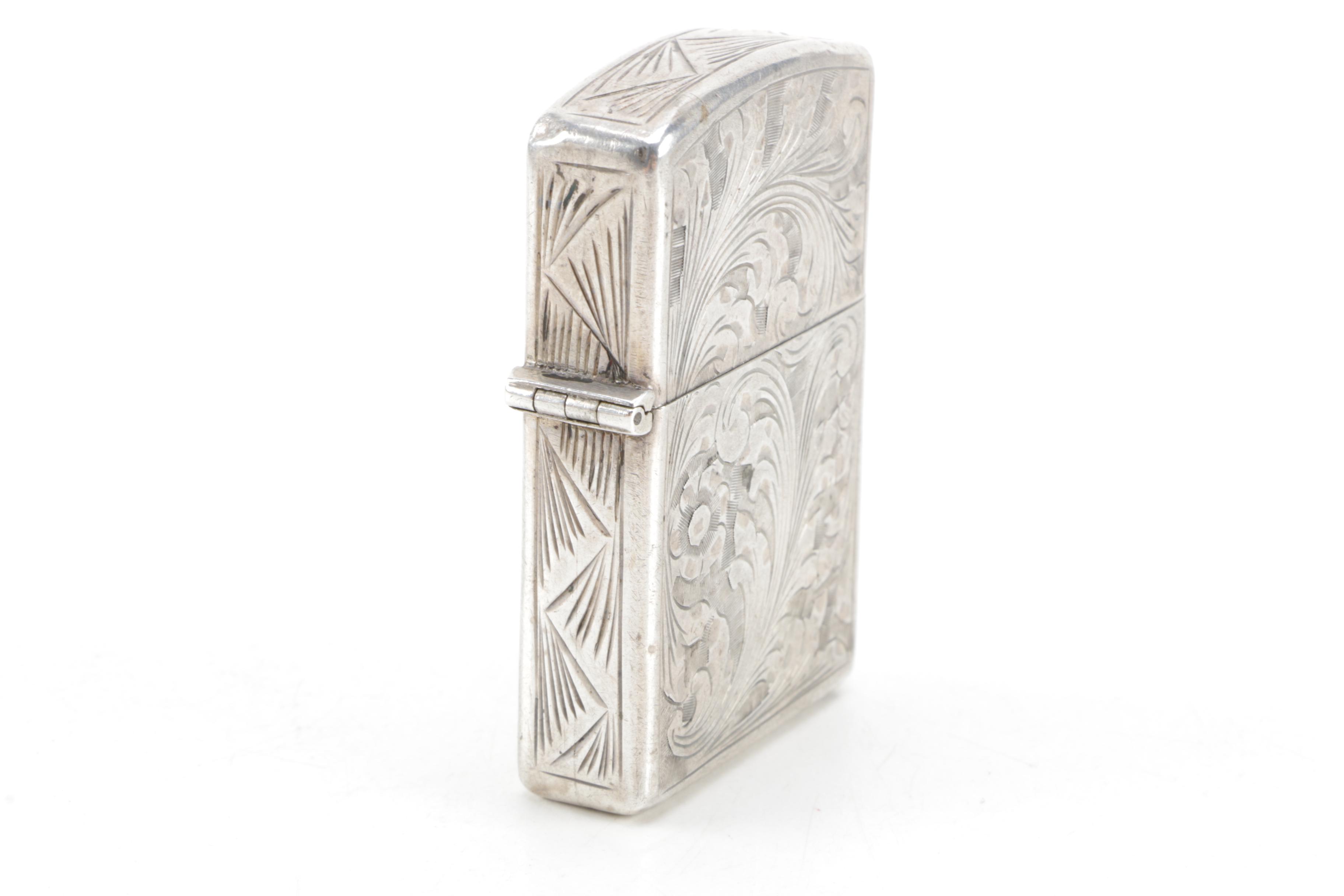 800 Silver Cigarette Lighter