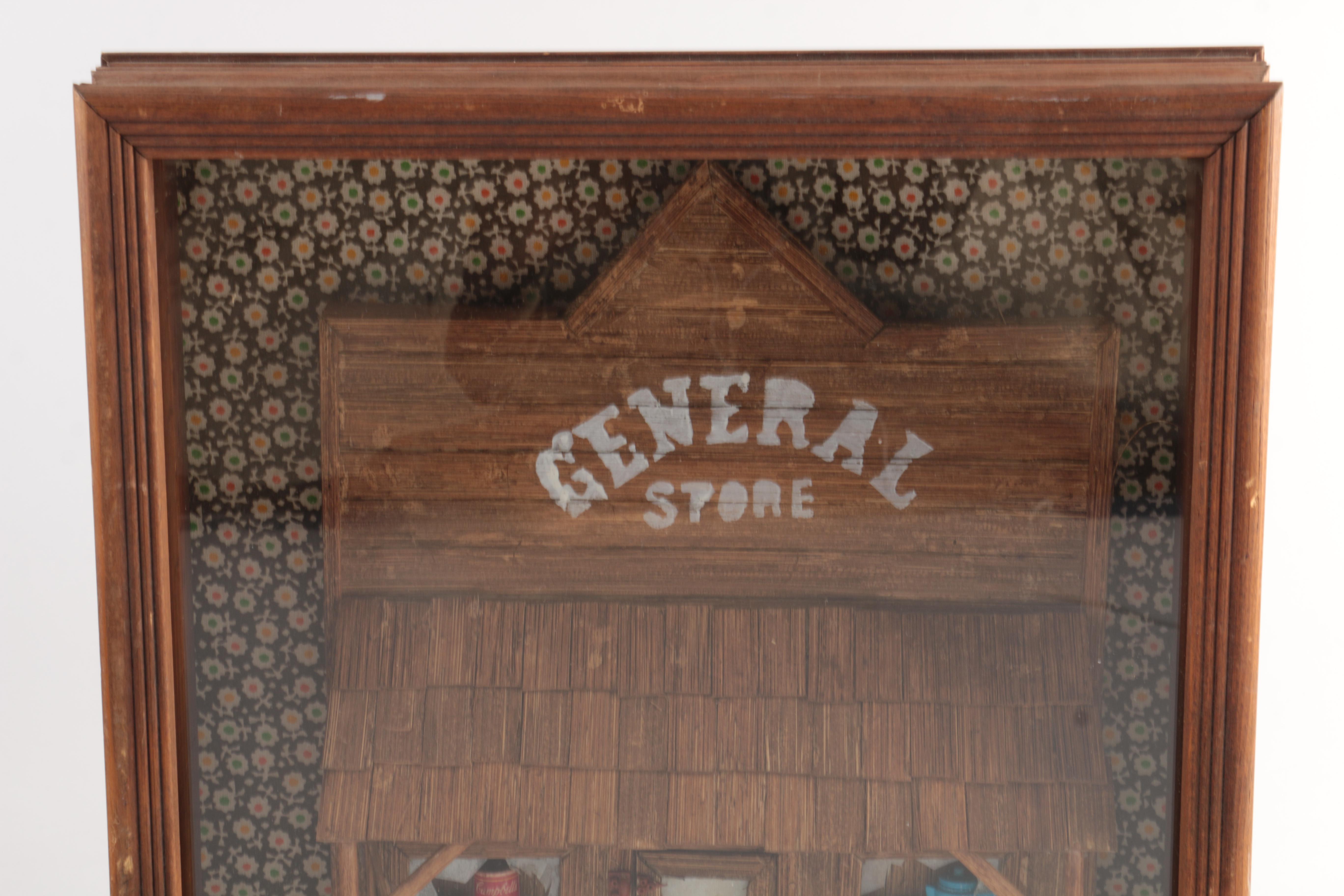 Pair of Country Theme Shadow Box Decor