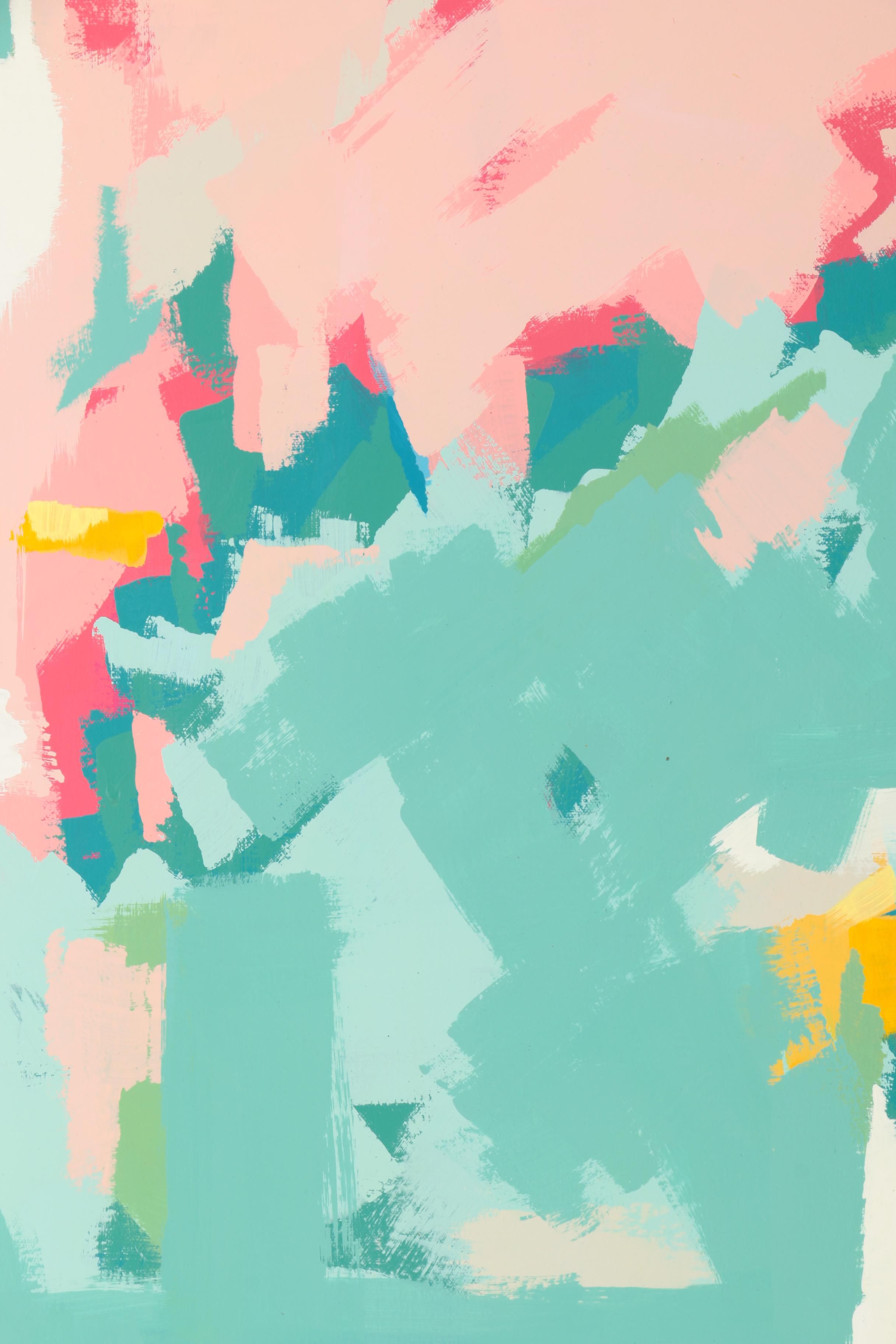 Acrylic Painting on Canvas "It's Playtime" by Nashville Artist Gina Julian