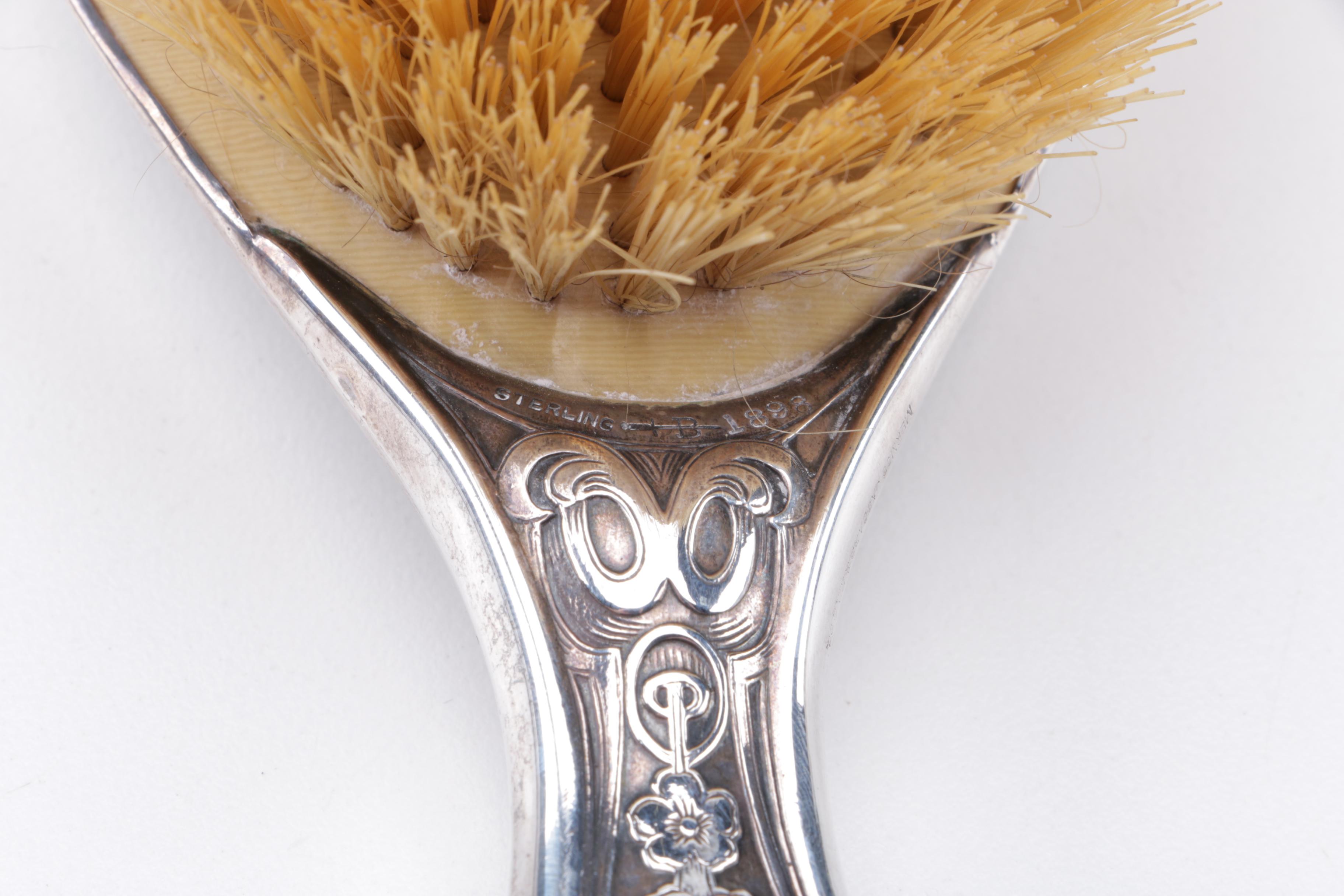 Sterling Handle Vanity Pieces Featuring Webster Company