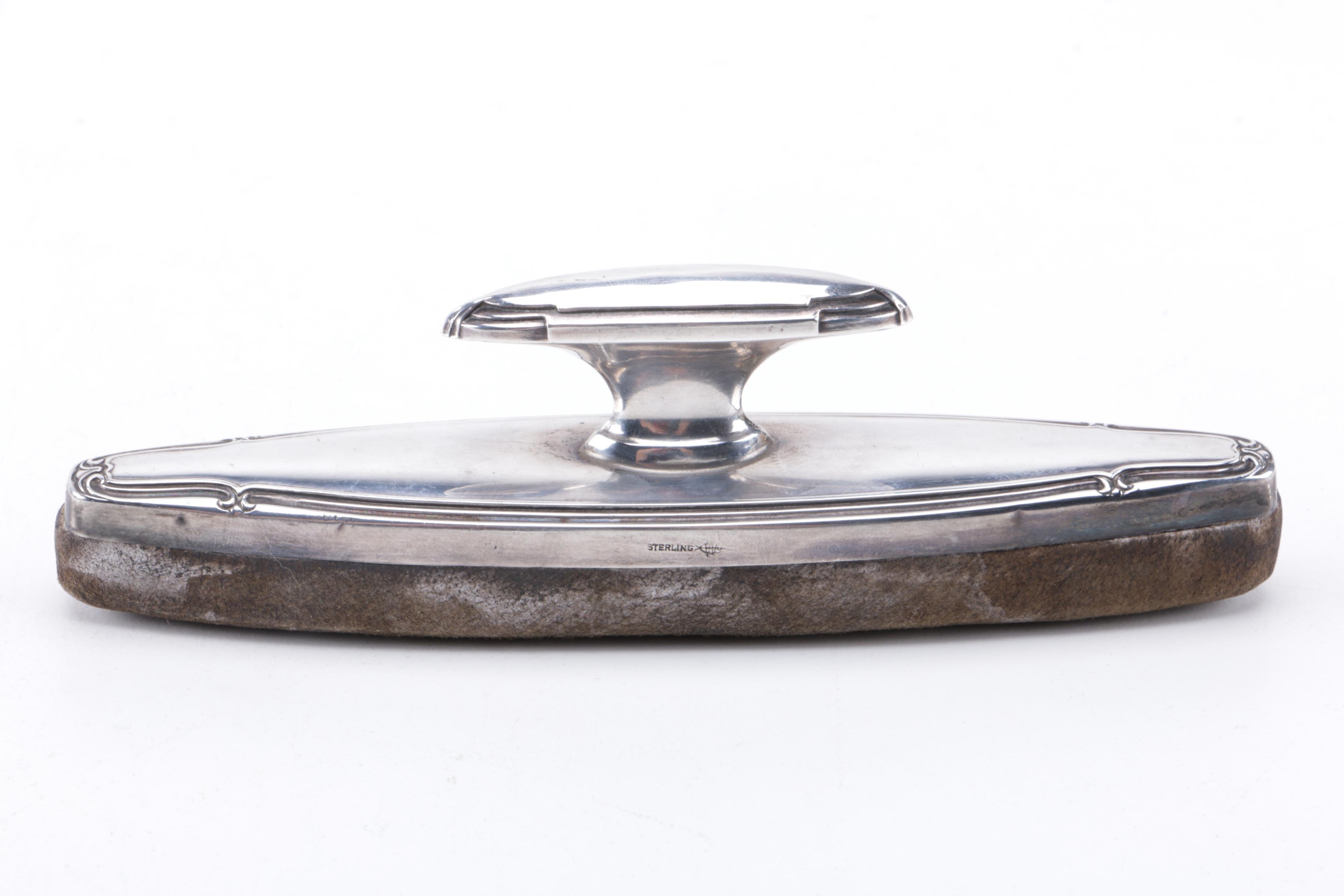 Sterling Handle Vanity Pieces Featuring Webster Company