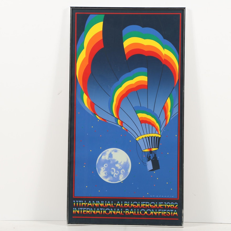 1982 Serigraph Poster for 11th Annual Albuquerque International Balloon Fiesta