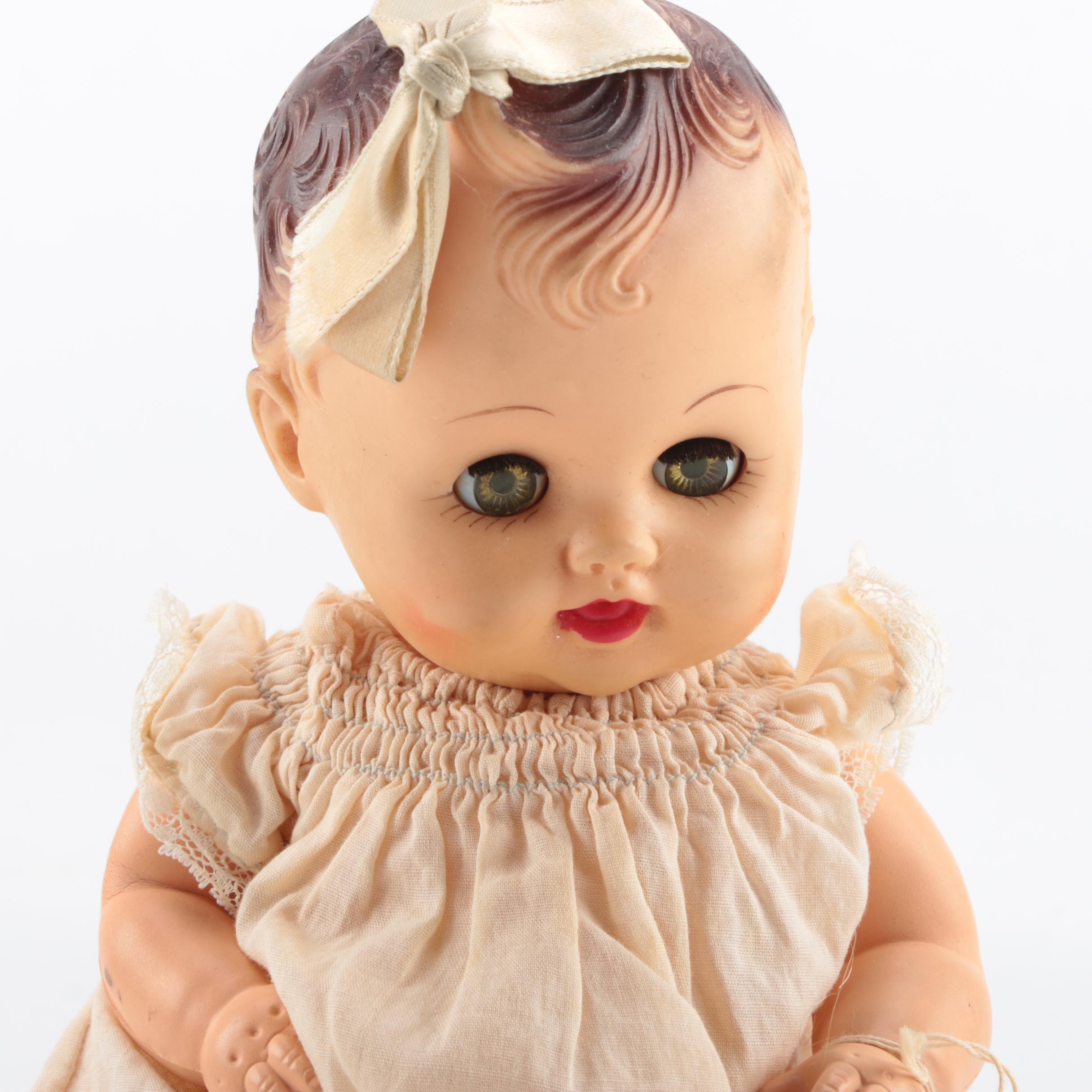 Vintage "Betty Bows" Baby Doll by Sun Rubber Co.