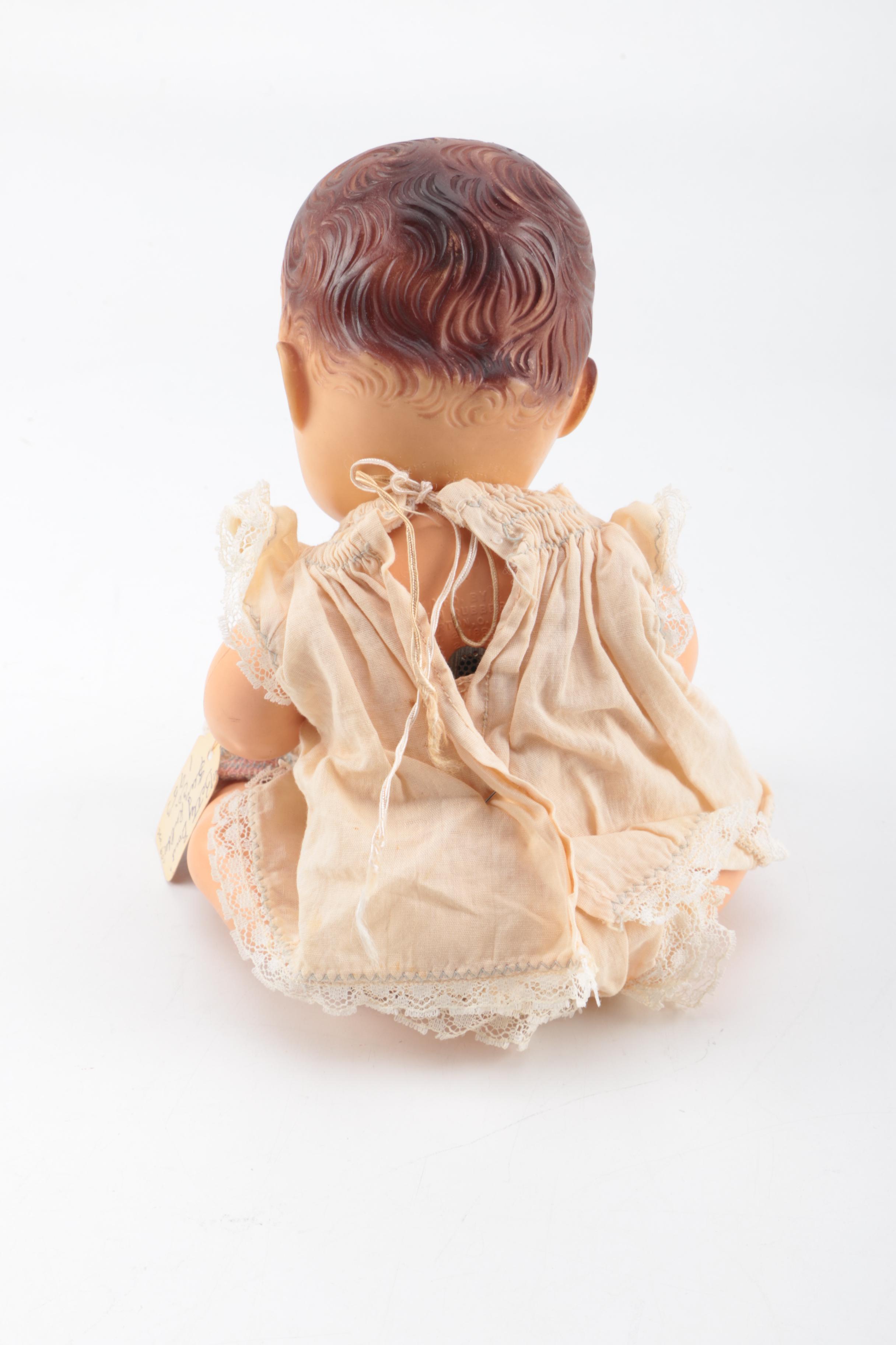 Vintage "Betty Bows" Baby Doll by Sun Rubber Co.