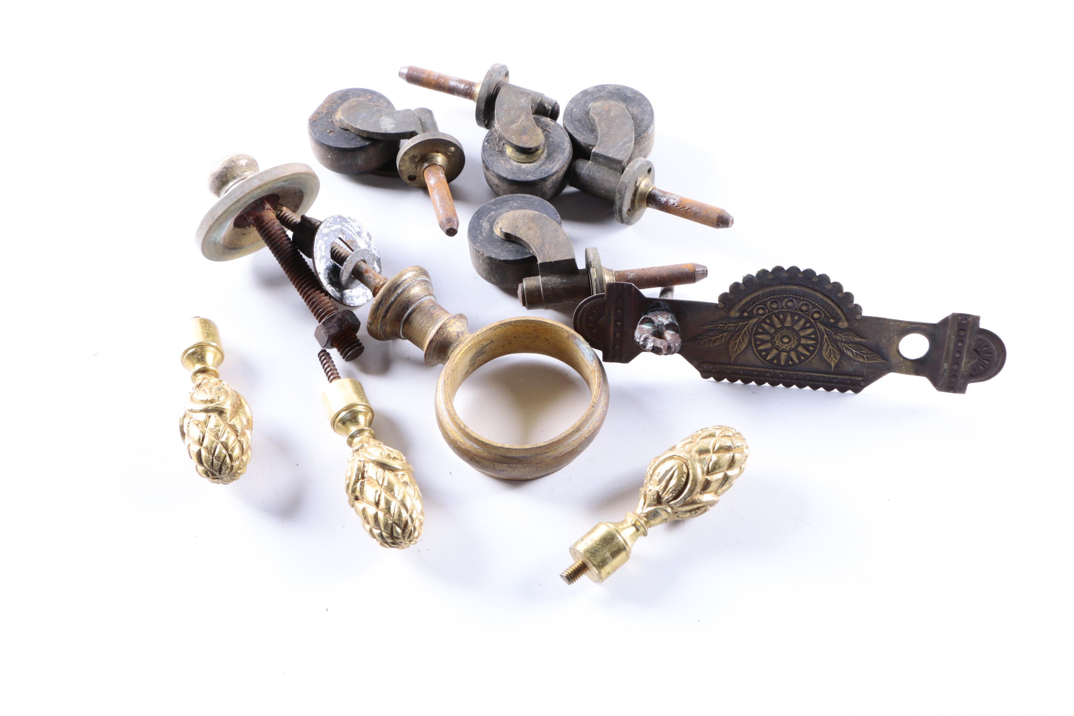 Large Collection of Ornamental Hardware