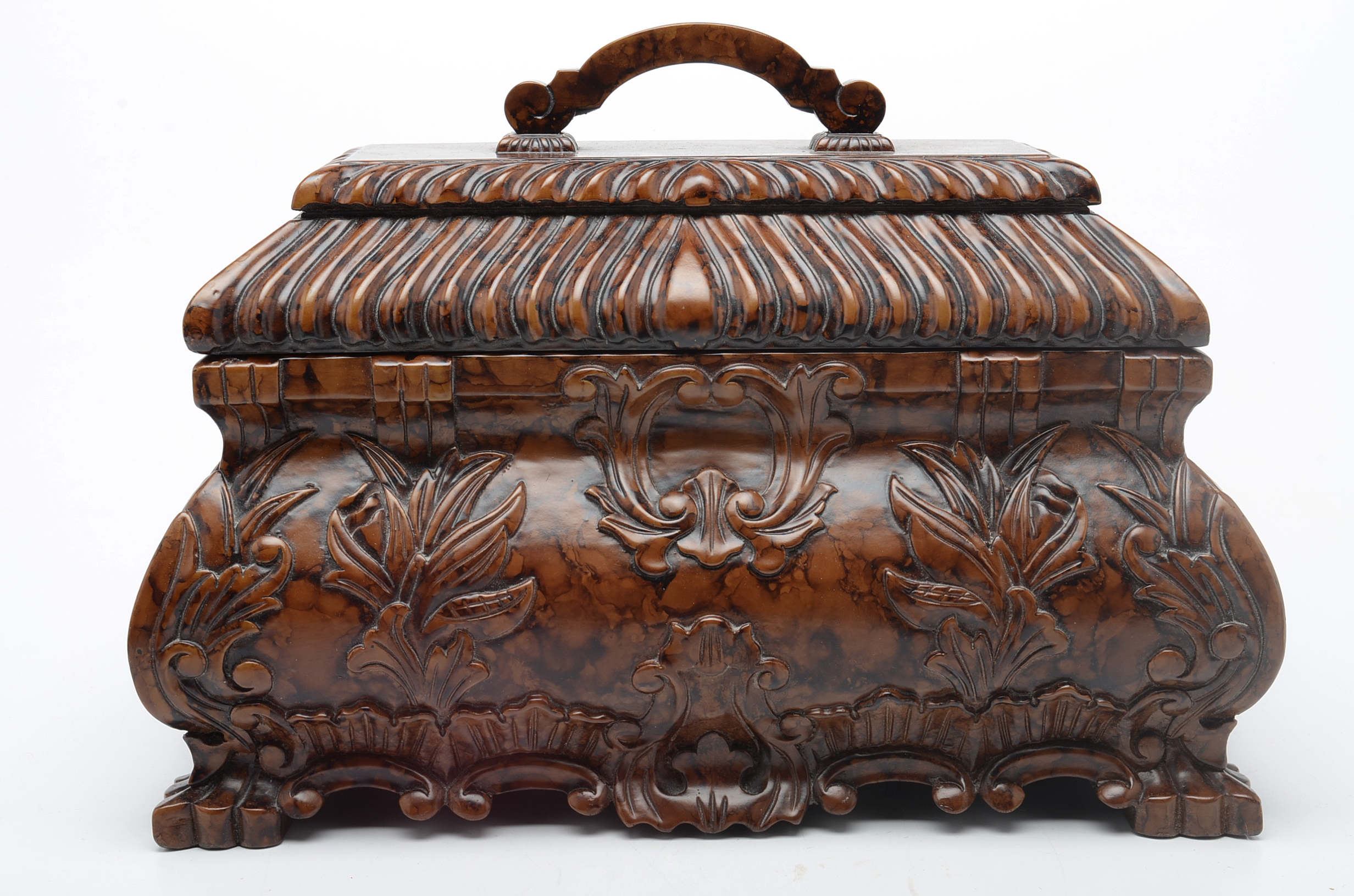 Pairing of Carved Resin Boxes