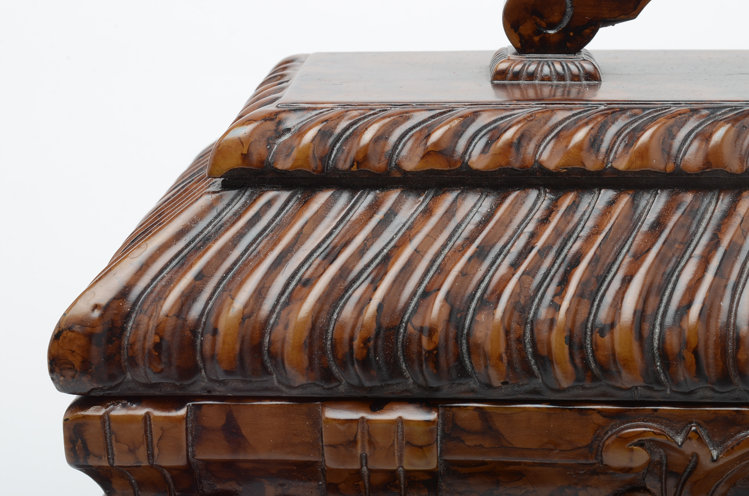 Pairing of Carved Resin Boxes