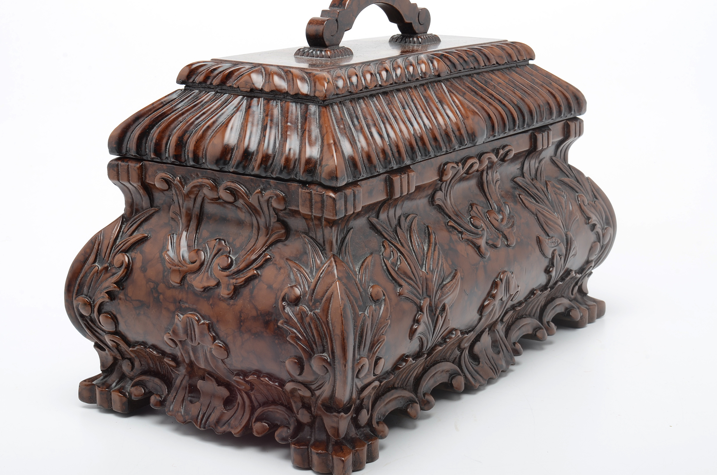 Pairing of Carved Resin Boxes