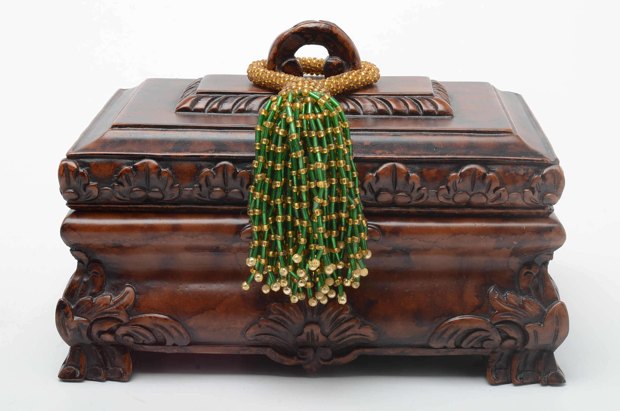 Pairing of Carved Resin Boxes