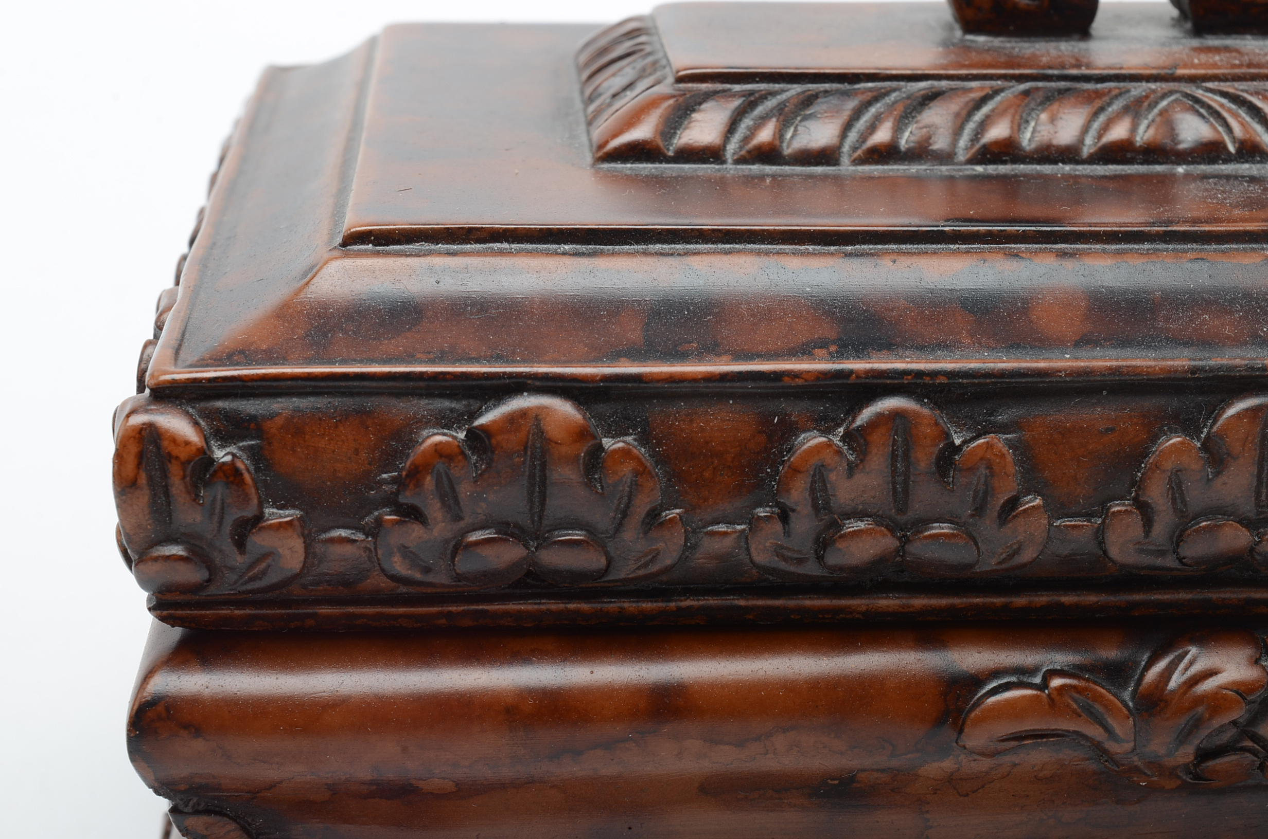 Pairing of Carved Resin Boxes