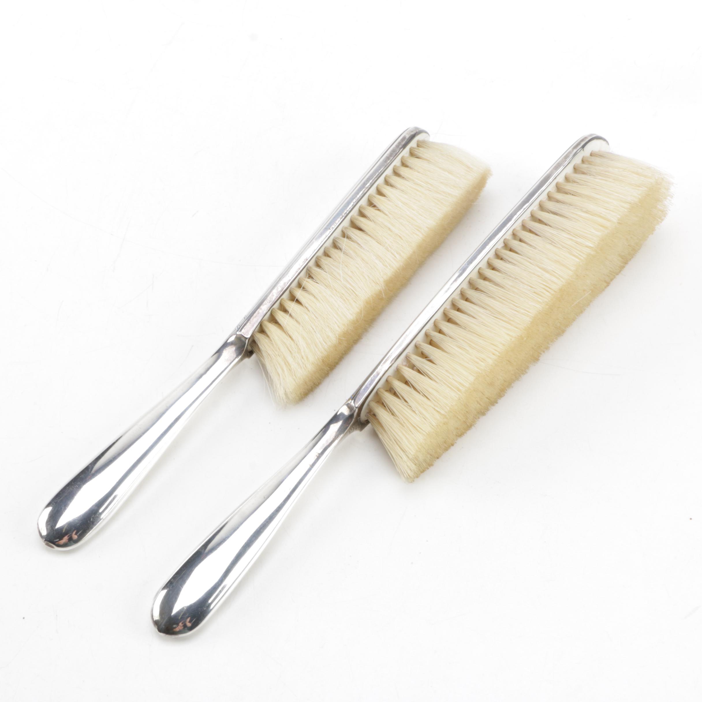 Pair of La Pierre Mfg. Co. Sterling Silver Brushes