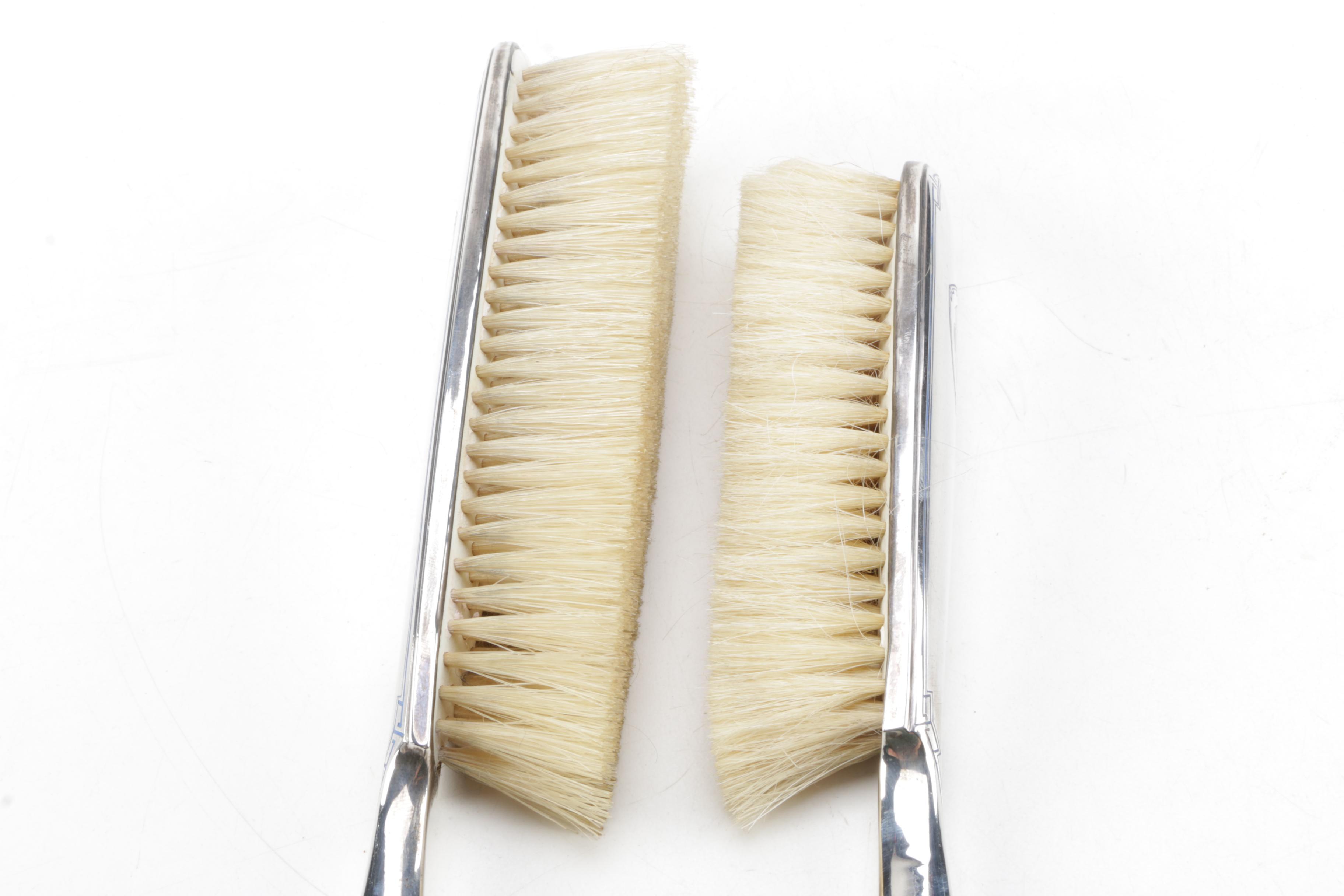 Pair of La Pierre Mfg. Co. Sterling Silver Brushes