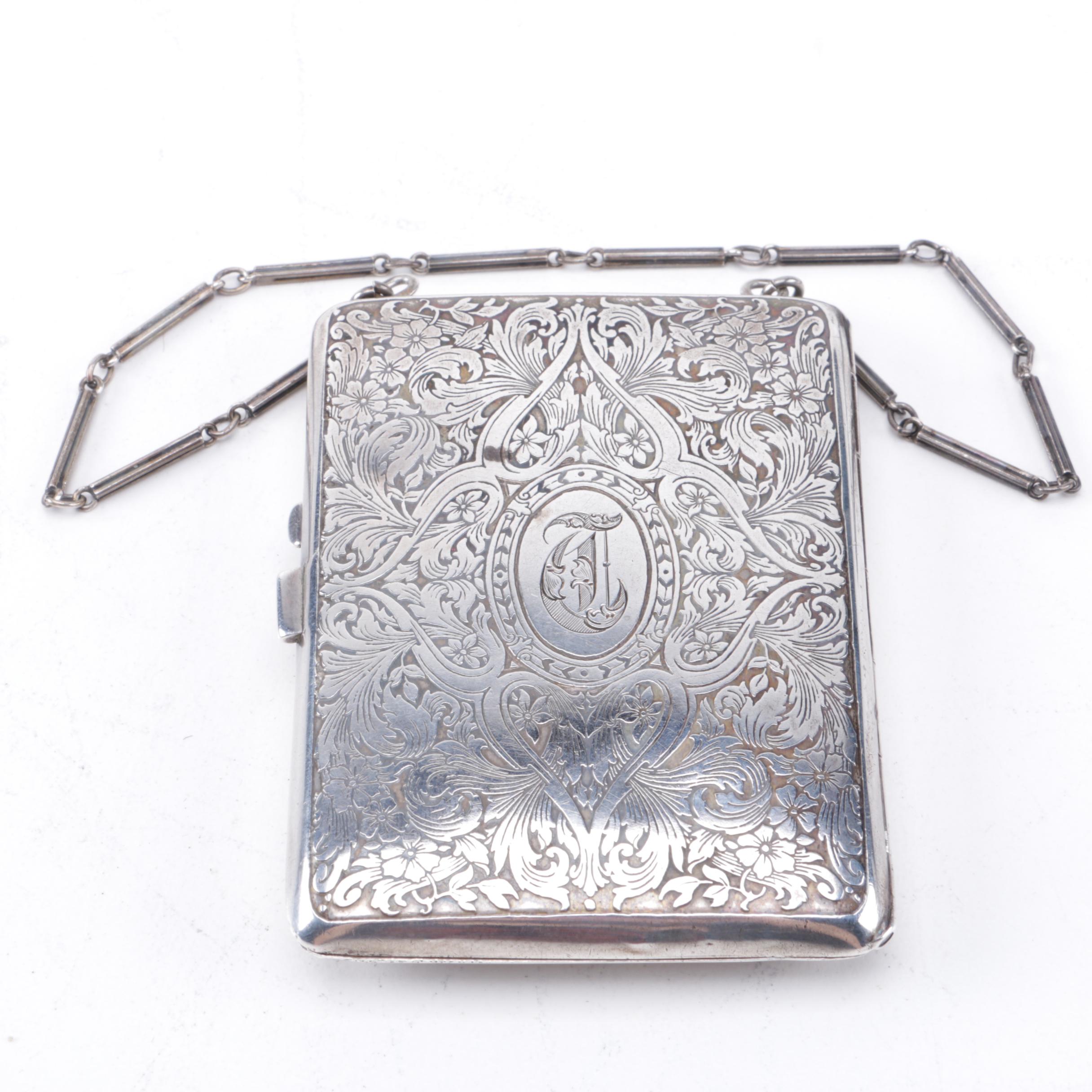 Vintage Sterling Silver Pocket Book