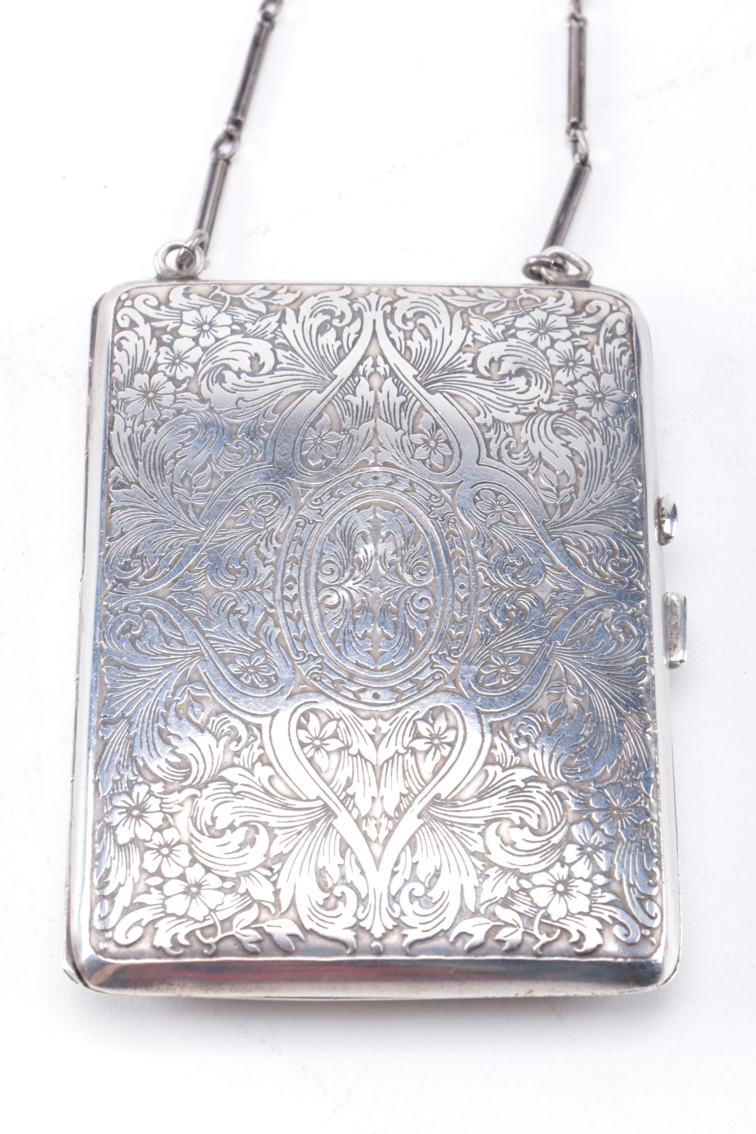 Vintage Sterling Silver Pocket Book
