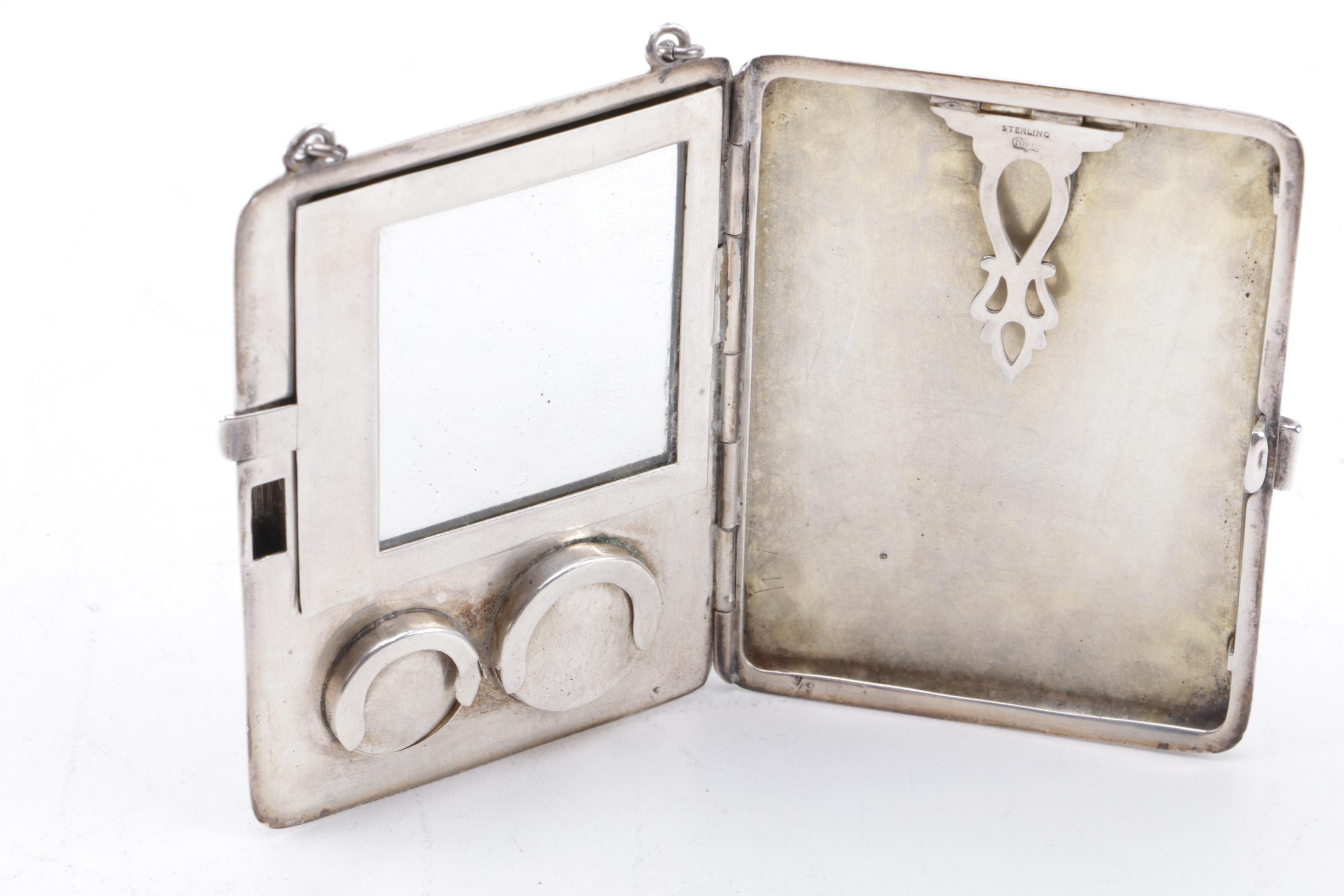 Vintage Sterling Silver Pocket Book
