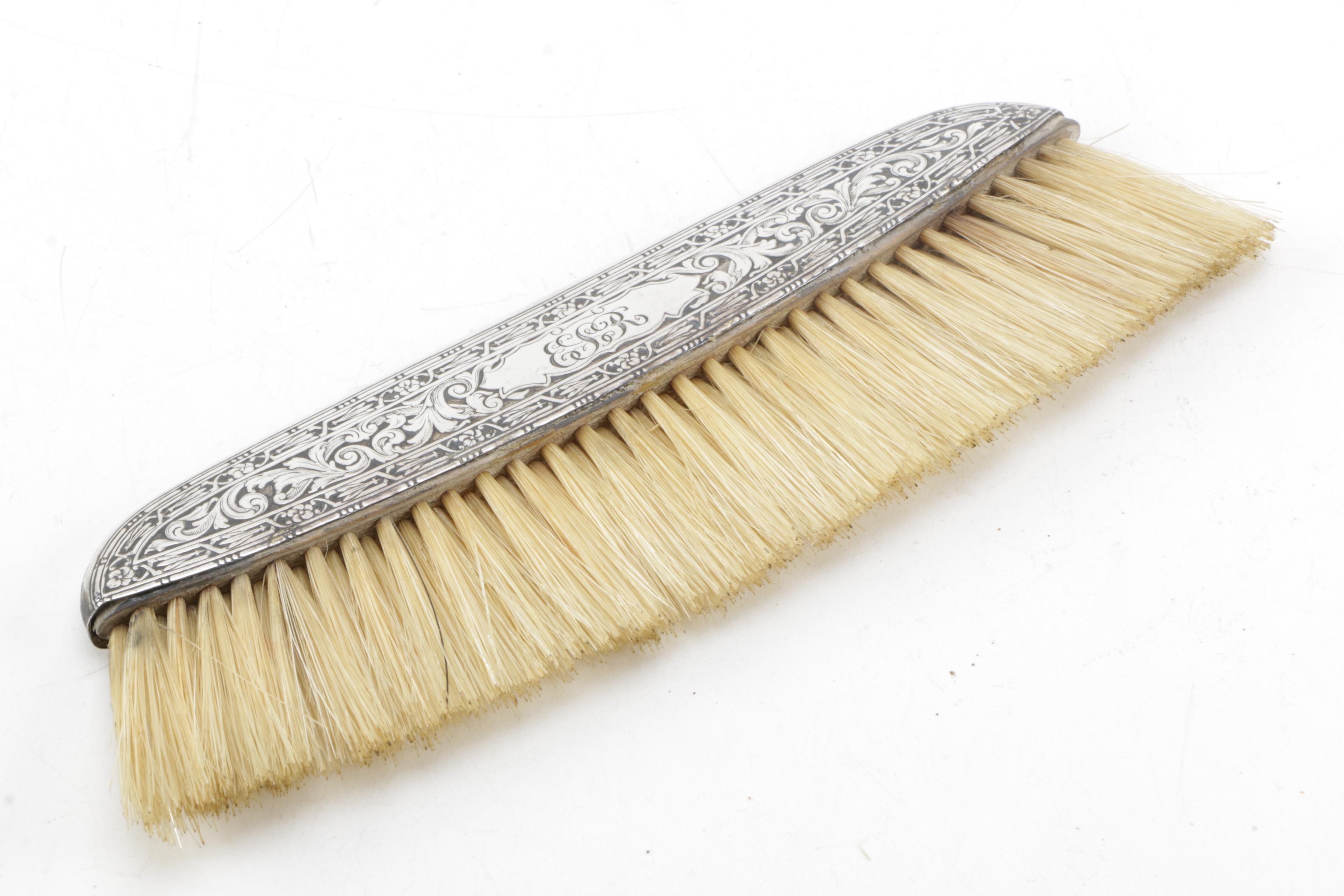 Wm. B. Kerr & Co. and Webster Company Sterling Handle Clothes Brushes