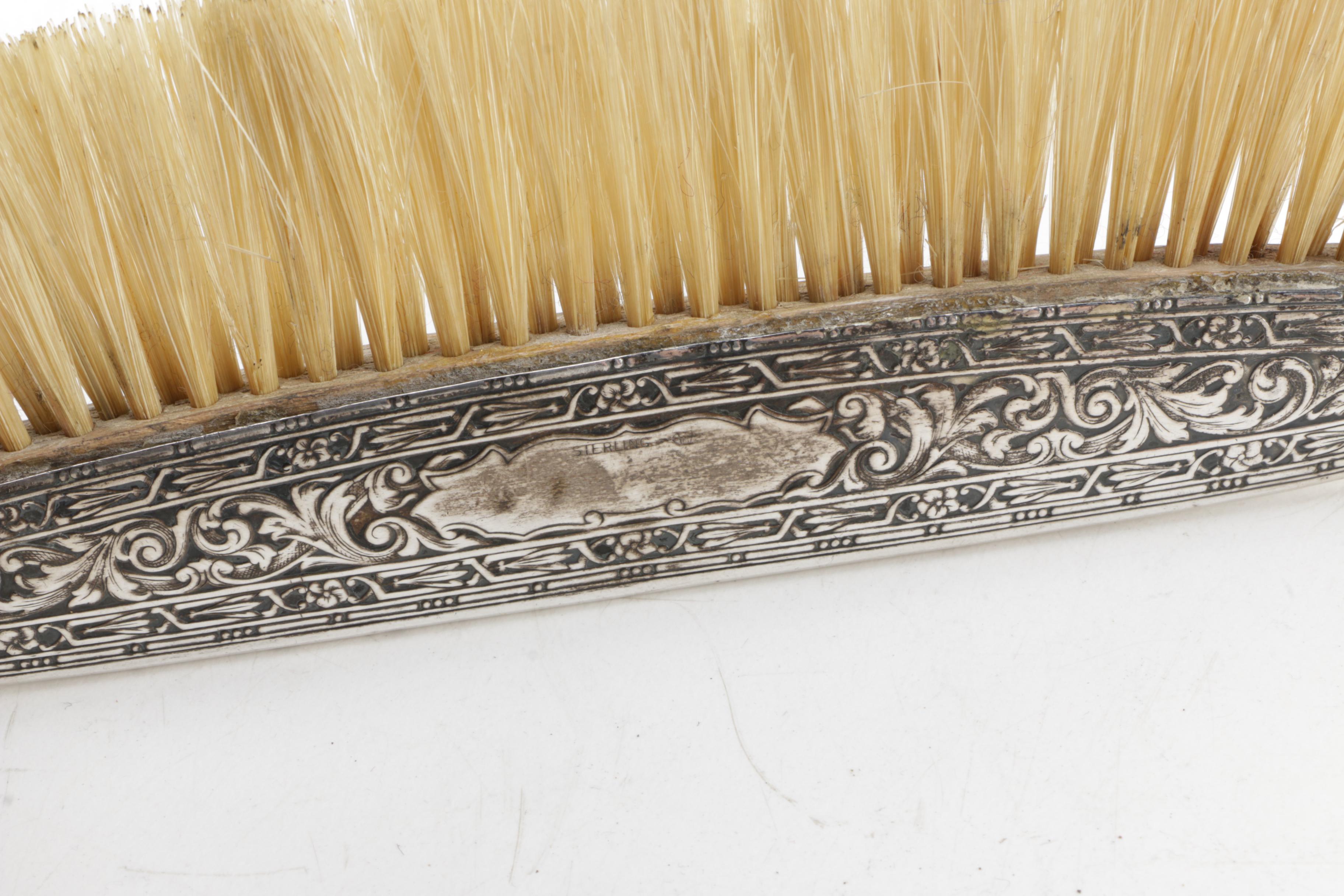 Wm. B. Kerr & Co. and Webster Company Sterling Handle Clothes Brushes