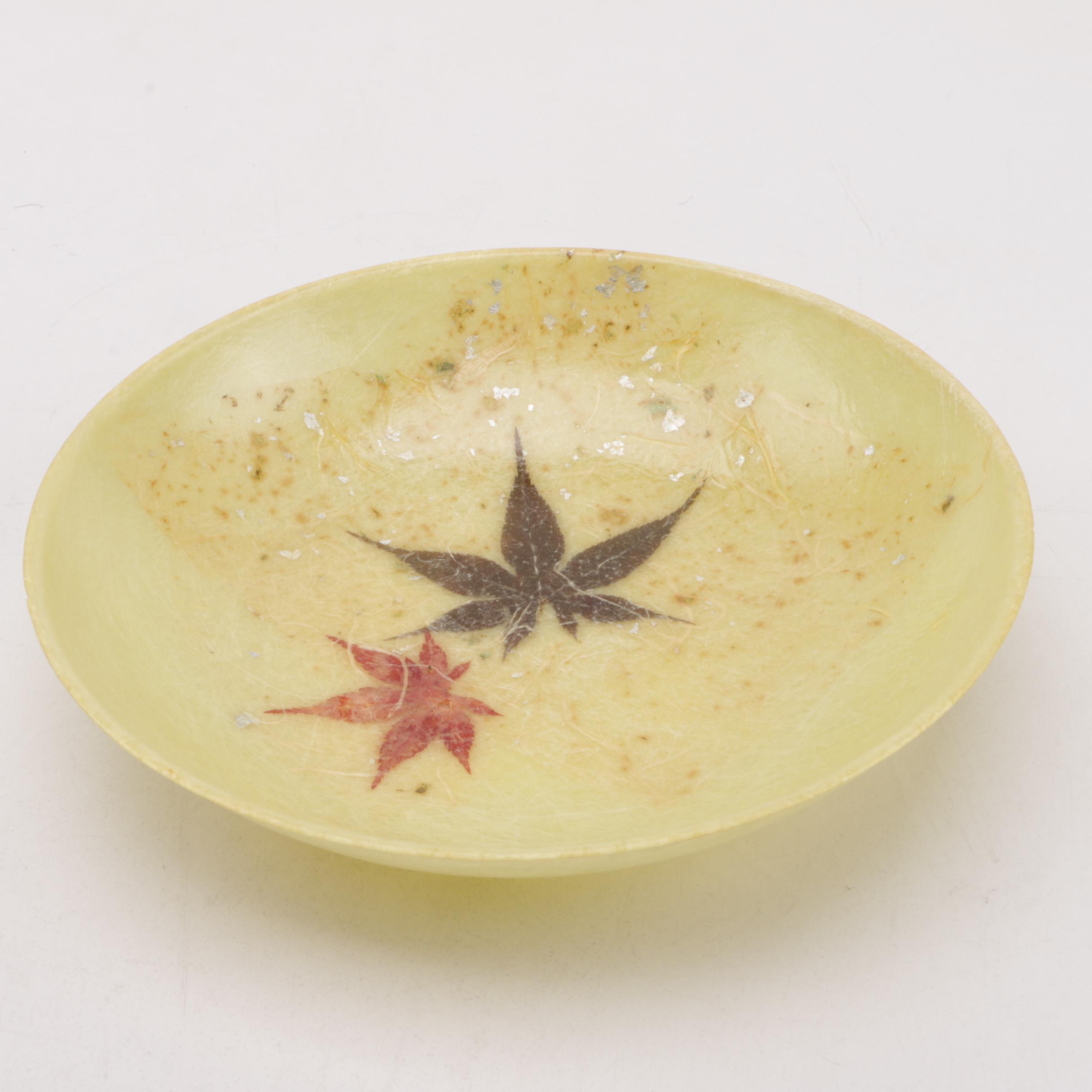 Vintage Mid-Century Autumn Themed Salad Bowls