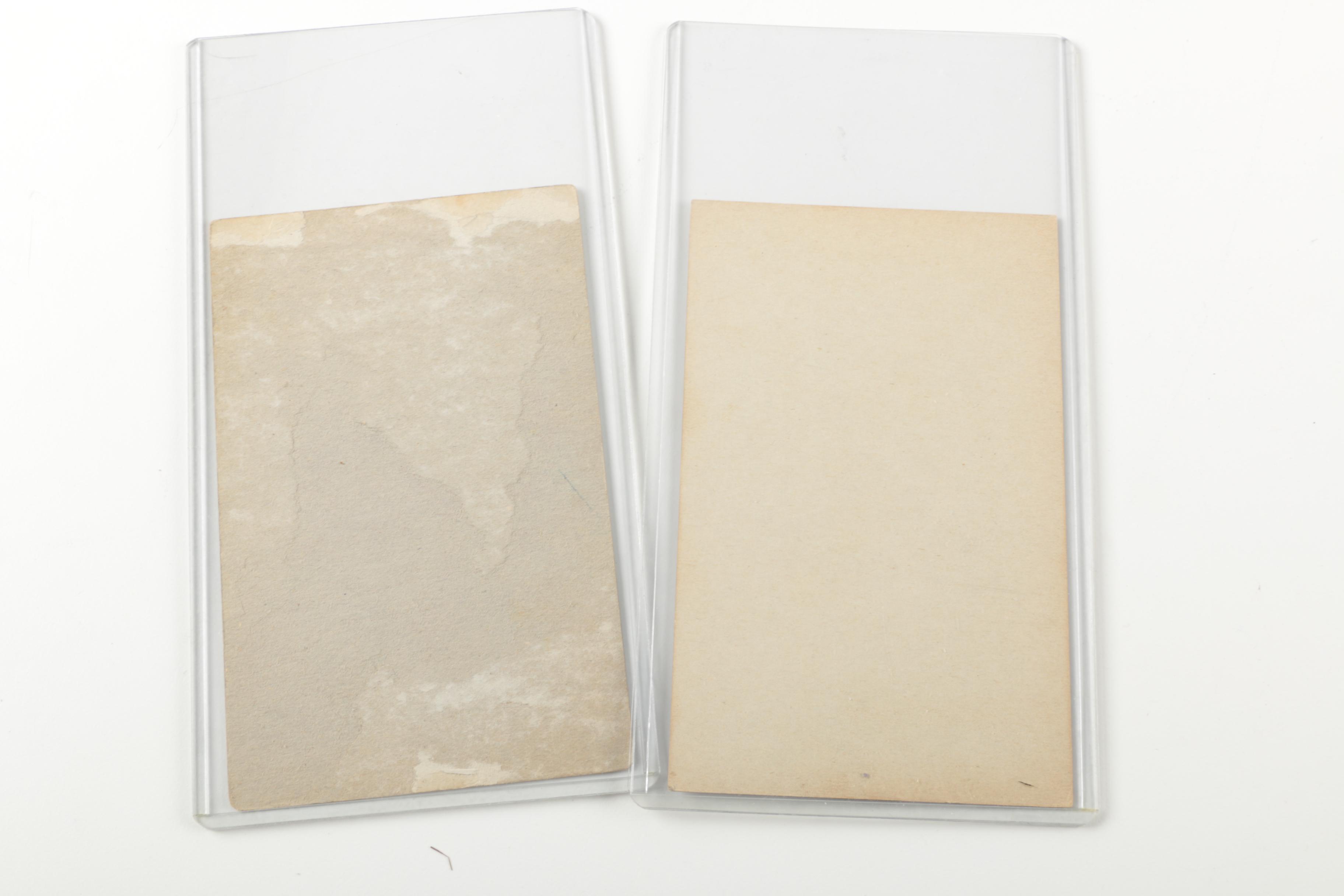 Collection of Exhibit Salutation Baseball Cards