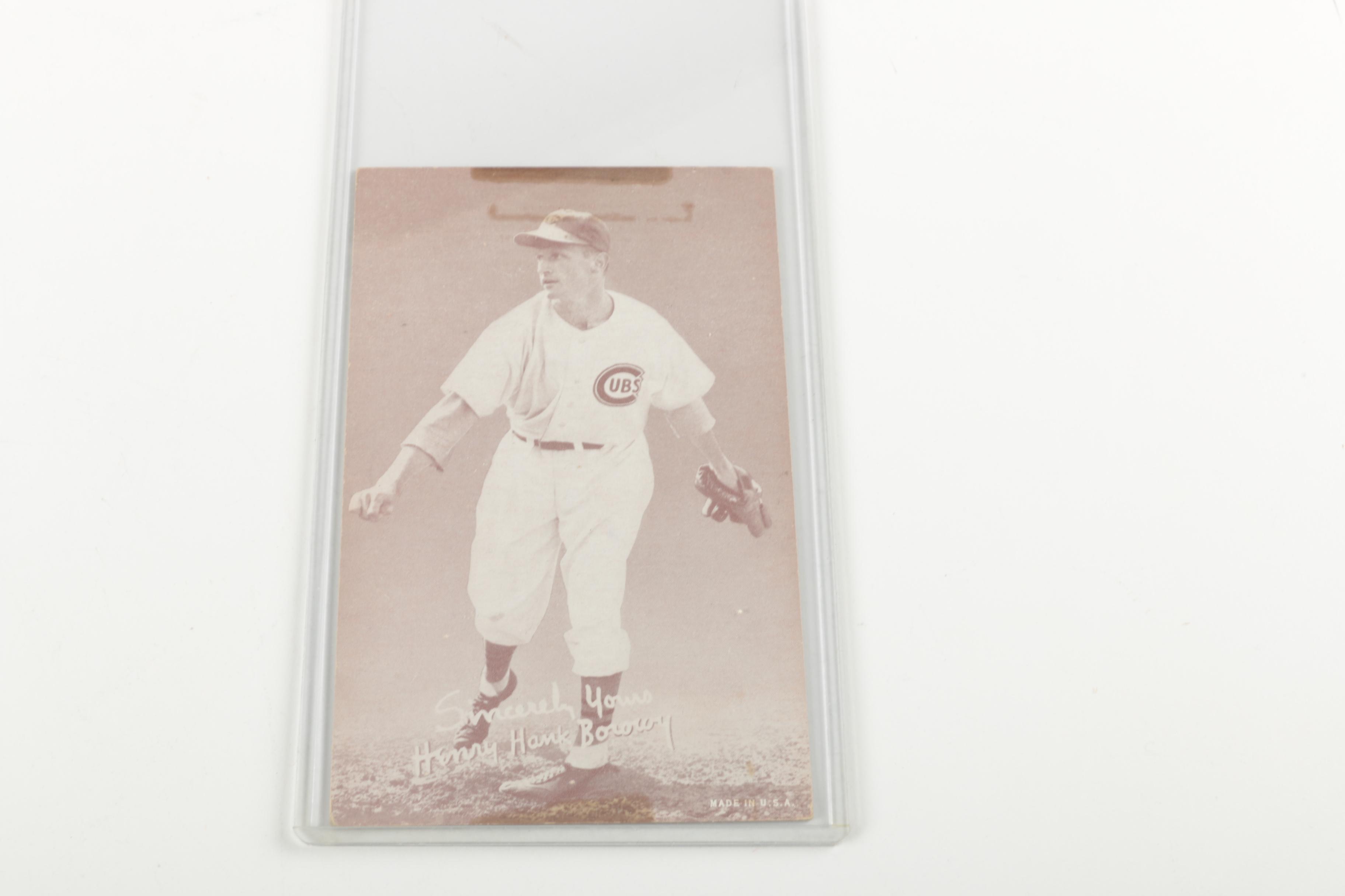Collection of Exhibit Salutation Baseball Cards
