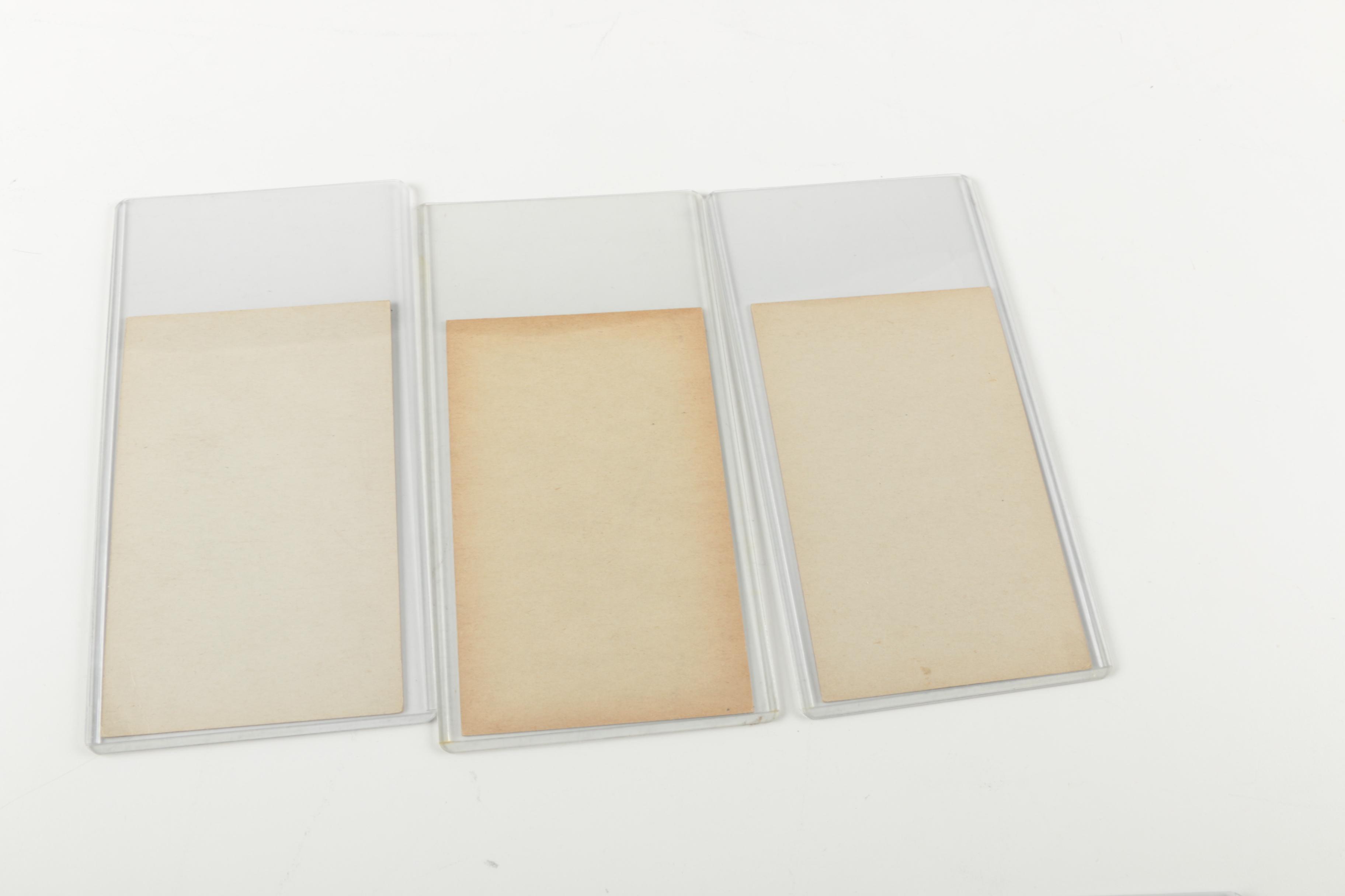 Collection of Exhibit Salutation Baseball Cards