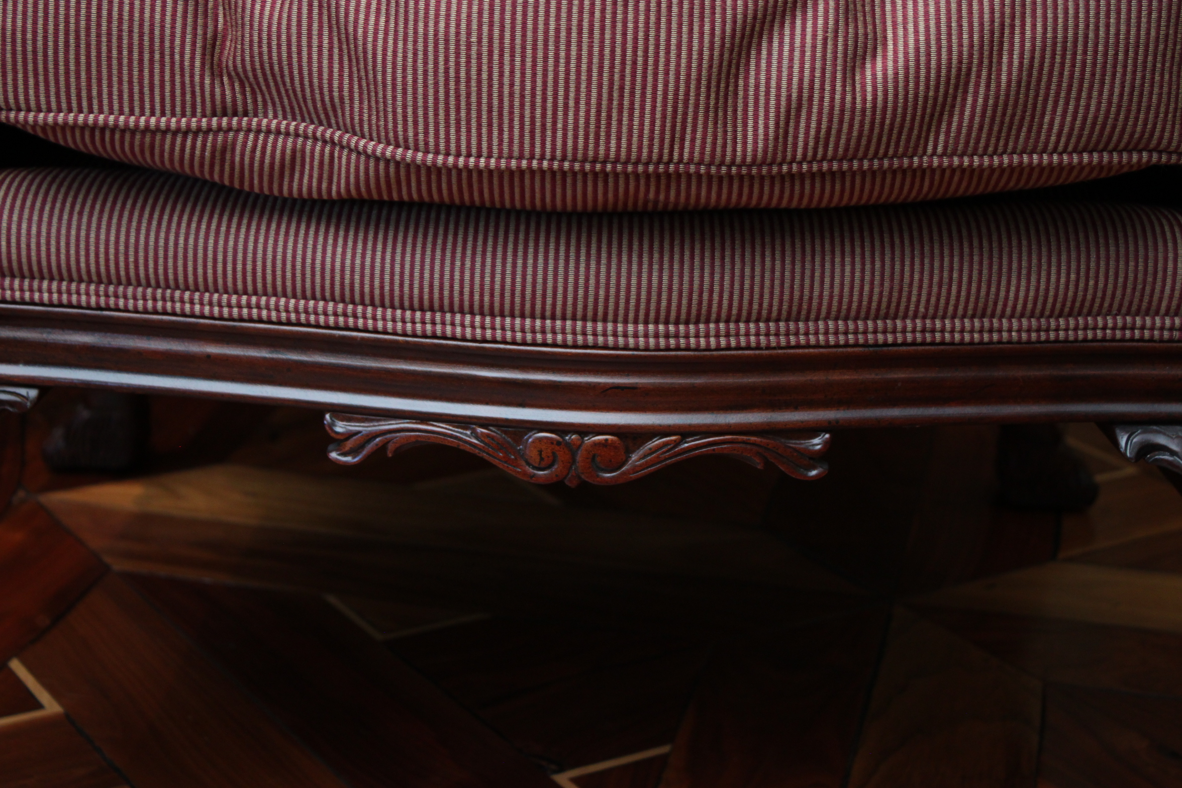 Henredon "Natchez" Chippendale Style Wingback Chair